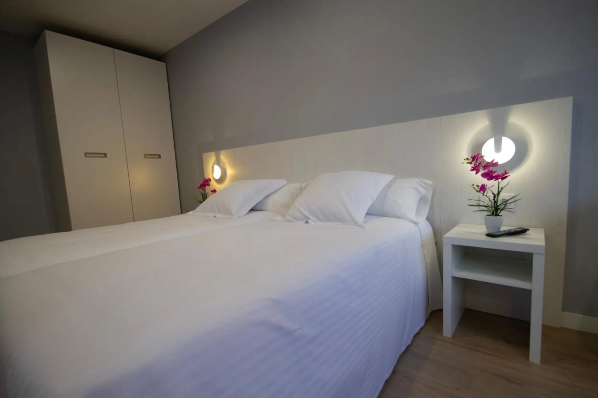 Bed in Hotel Río Asón