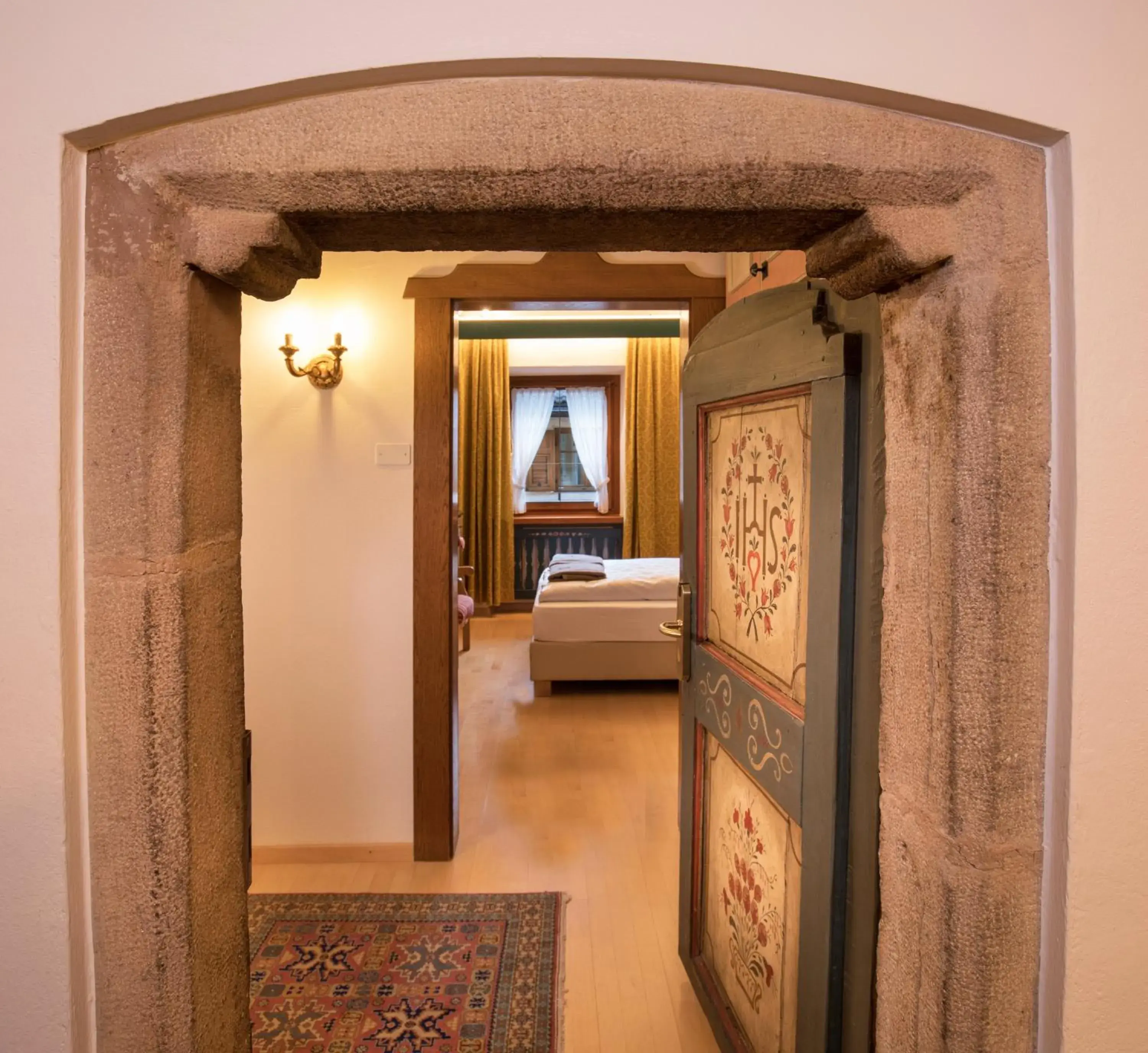 Bedroom, Bed in Hotel Cavallino D'Oro Bed&Breakfast Bedroom, Bed in Hotel Cavallino D'Oro Bed&Breakfast