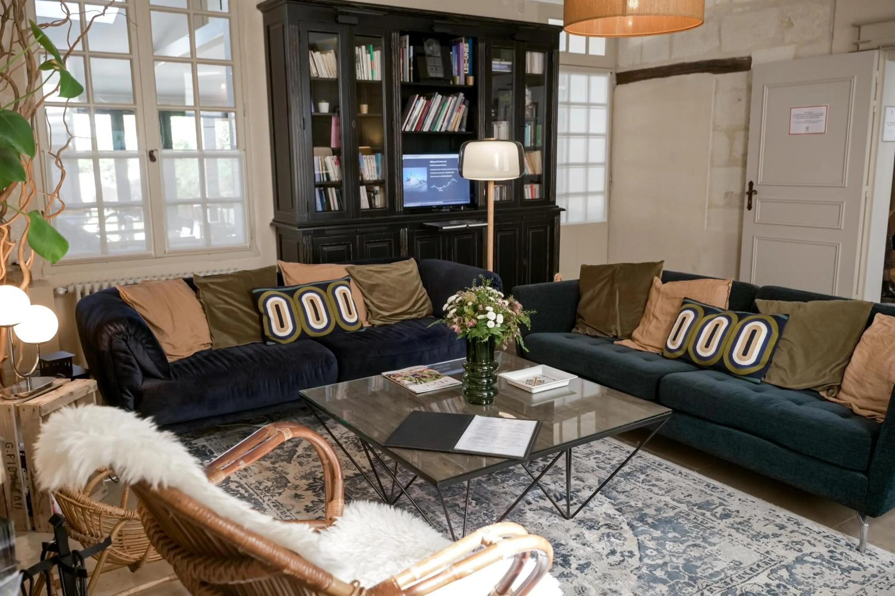 Living room in Hôtel de Biencourt