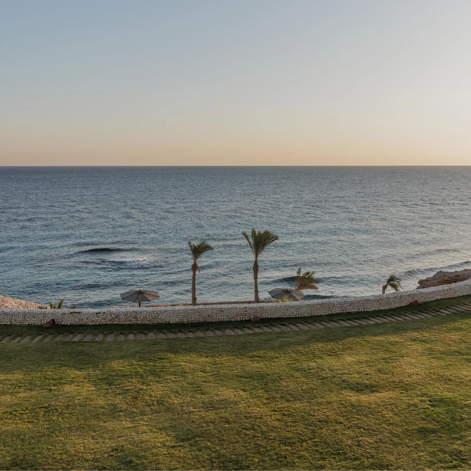 Garden view in The Oberoi Beach Resort, Sahl Hasheesh