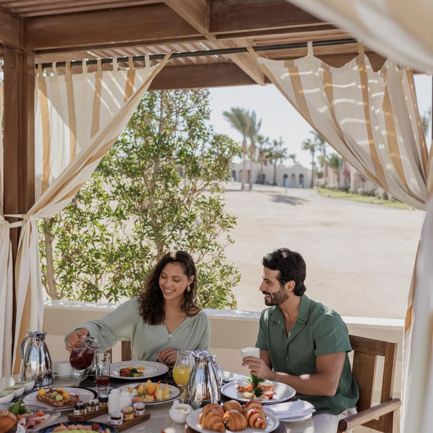 Food close-up in The Oberoi Beach Resort, Sahl Hasheesh