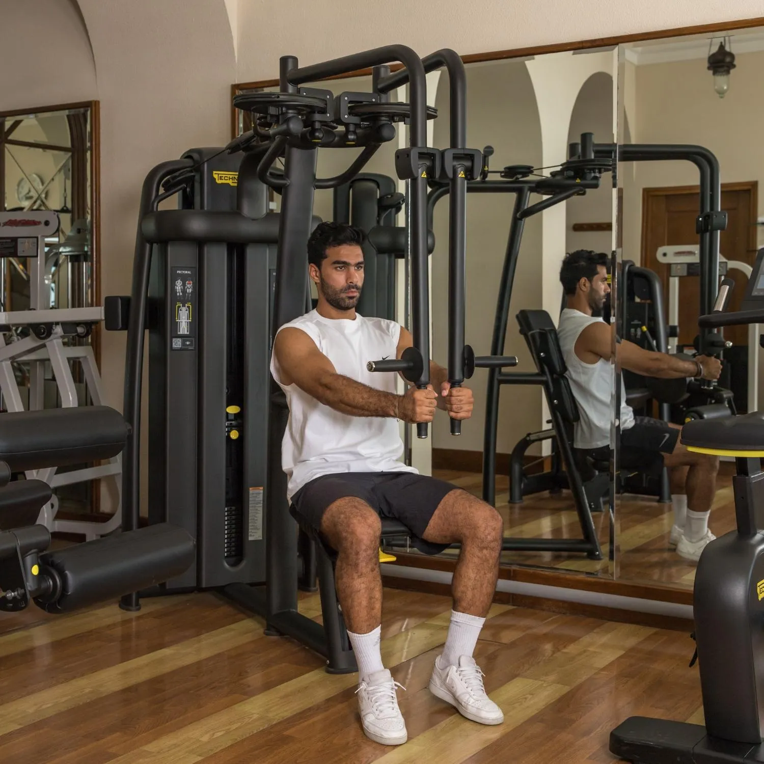 Fitness centre/facilities in The Oberoi Beach Resort, Sahl Hasheesh