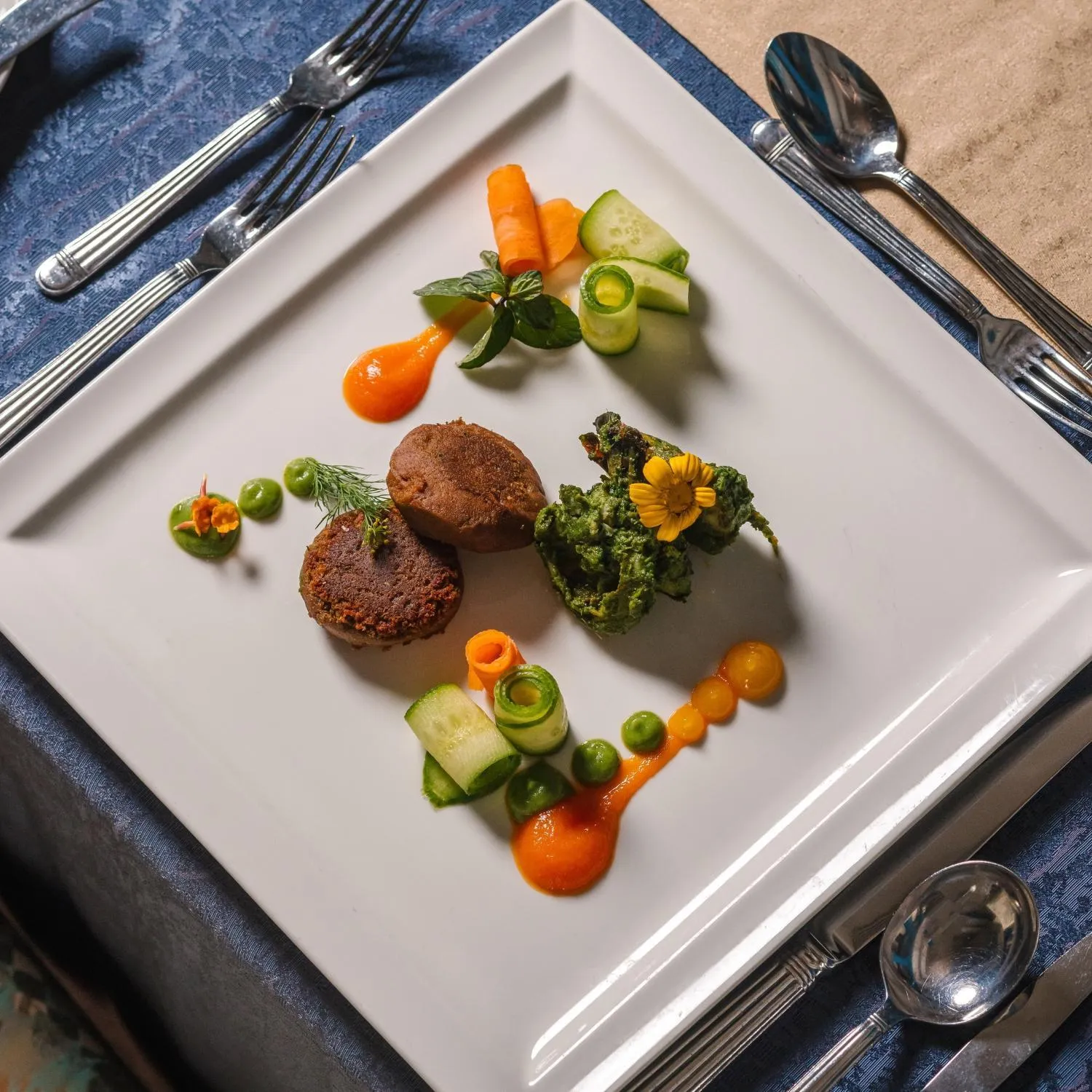 Food close-up in The Oberoi Beach Resort, Sahl Hasheesh