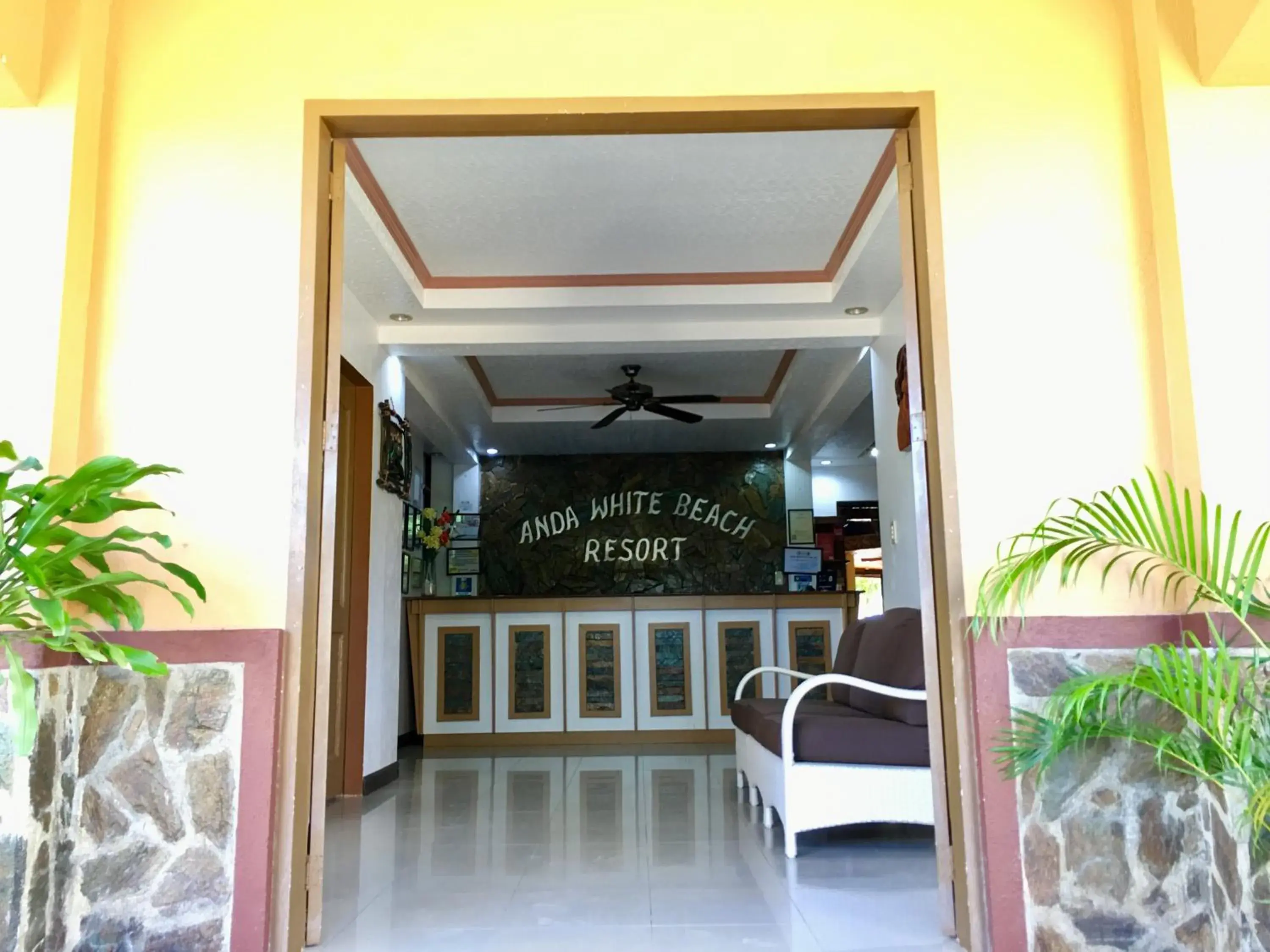 Lobby or reception in Anda White Beach Resort Lobby or reception in Anda White Beach Resort