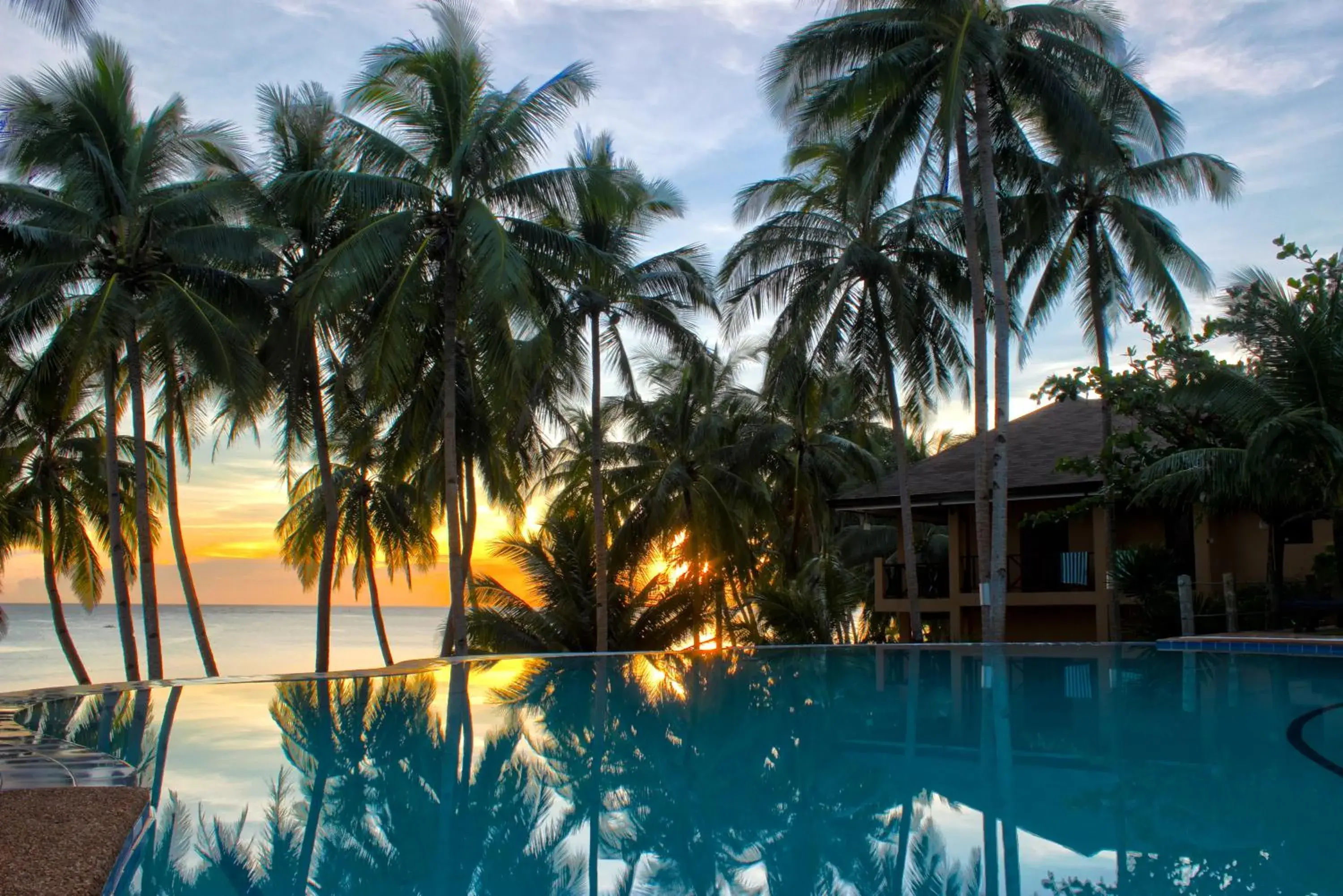 Swimming pool in Anda White Beach Resort Swimming pool in Anda White Beach Resort