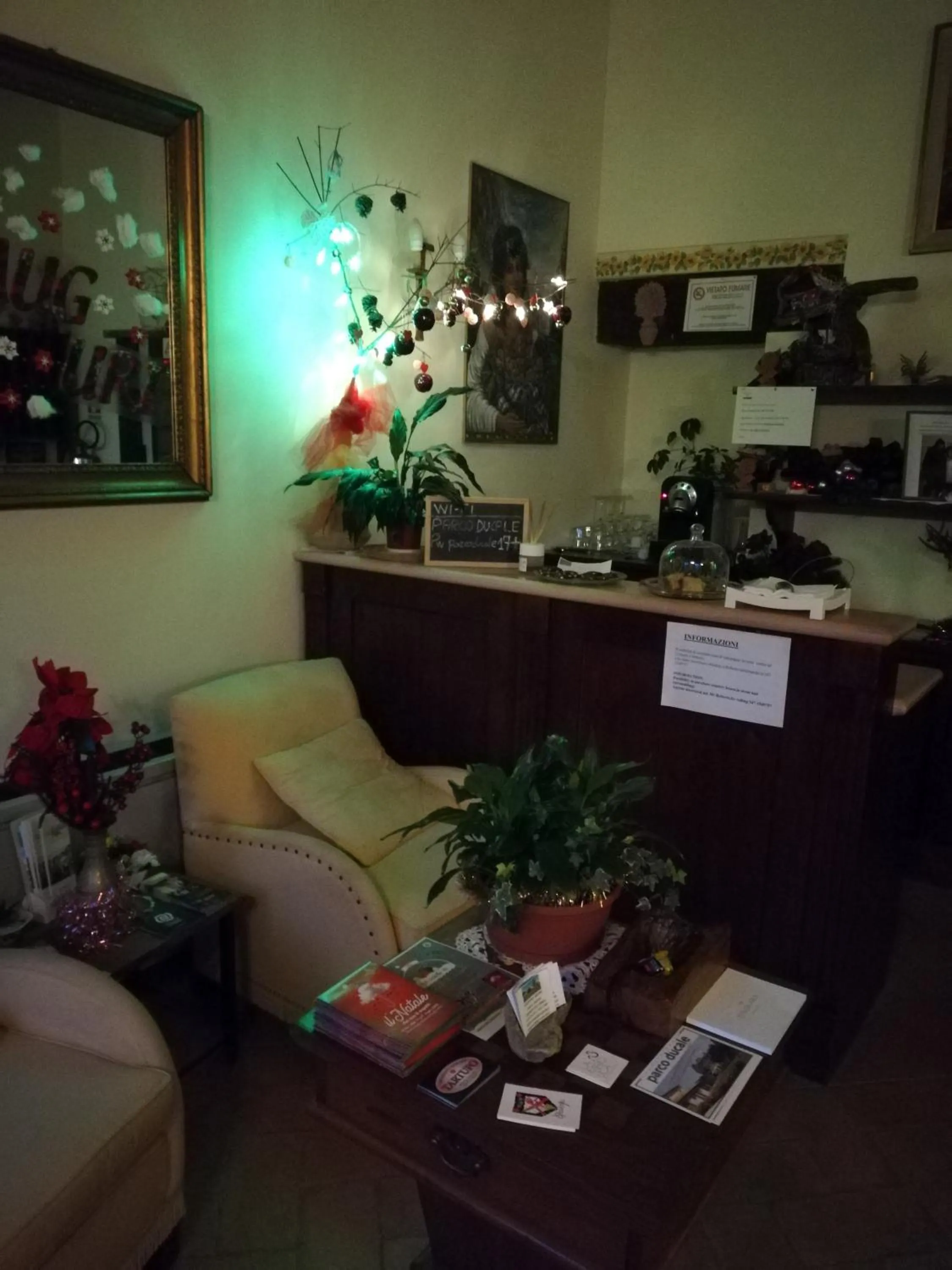 Lobby or reception in Parco Ducale Country House