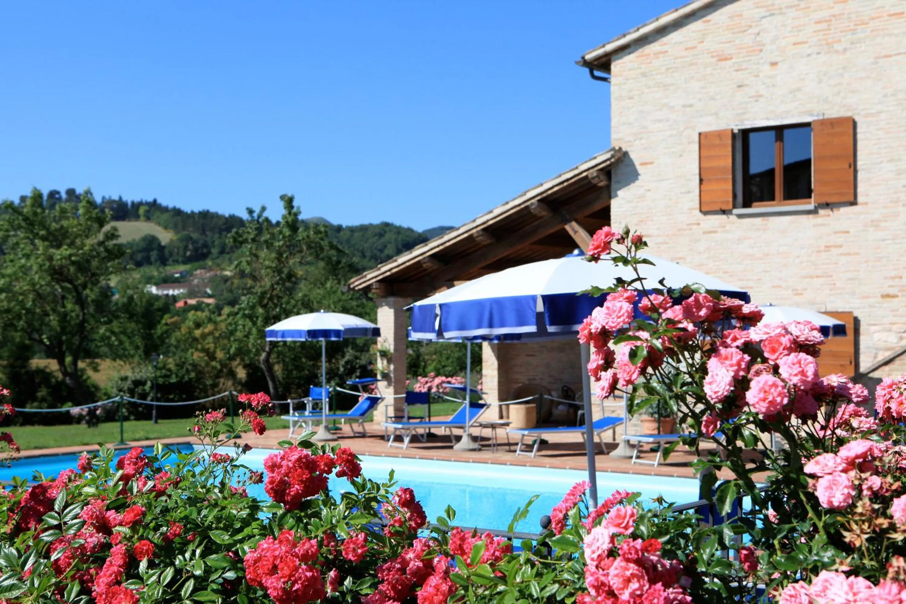 Swimming pool in Parco Ducale Country House