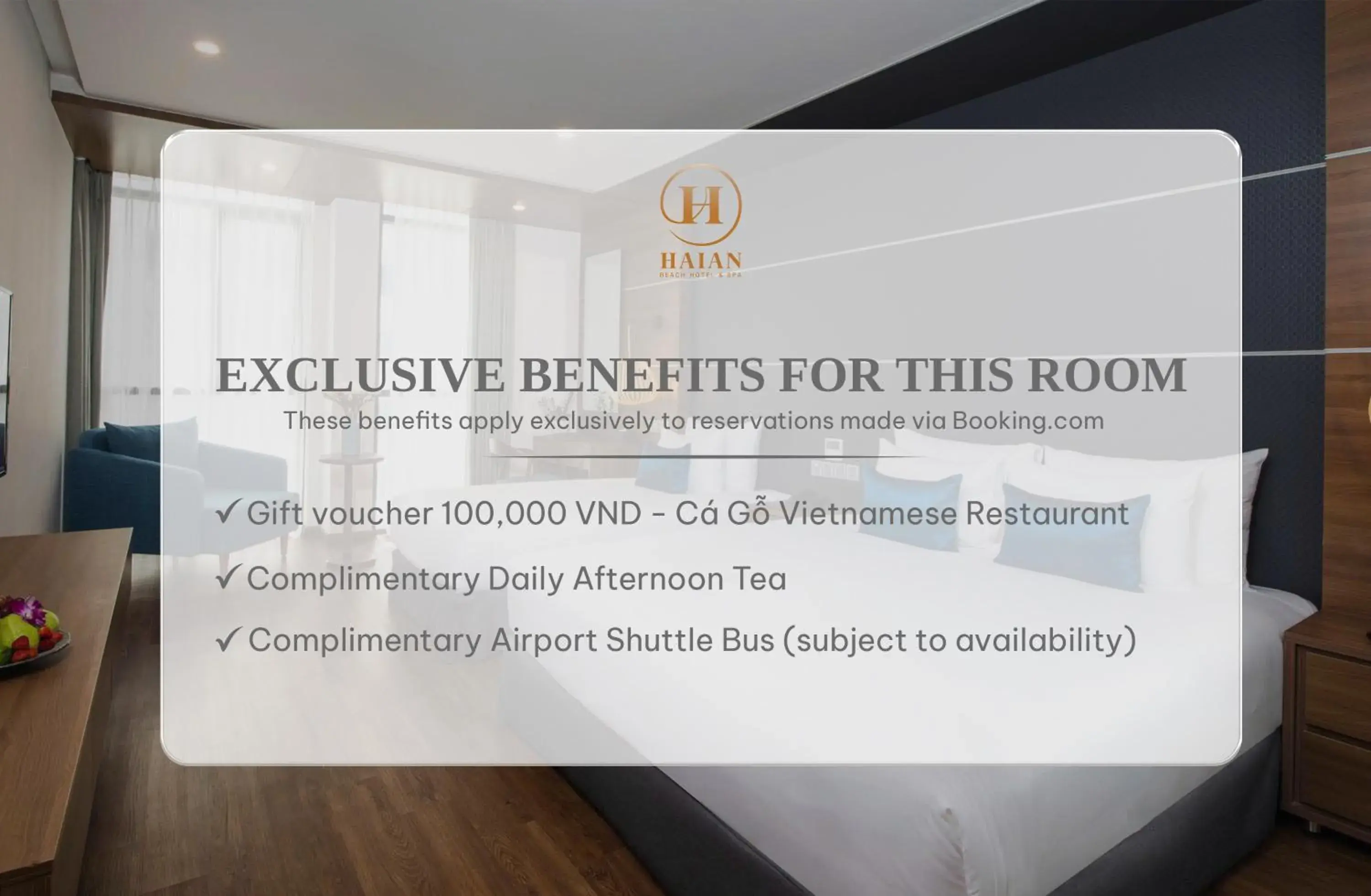 Superior Triple Room with Partial Sea View - Afternoon Tea Included in HAIAN Beach Hotel & Spa Superior Triple Room with Partial Sea View - Afternoon Tea Included in HAIAN Beach Hotel & Spa