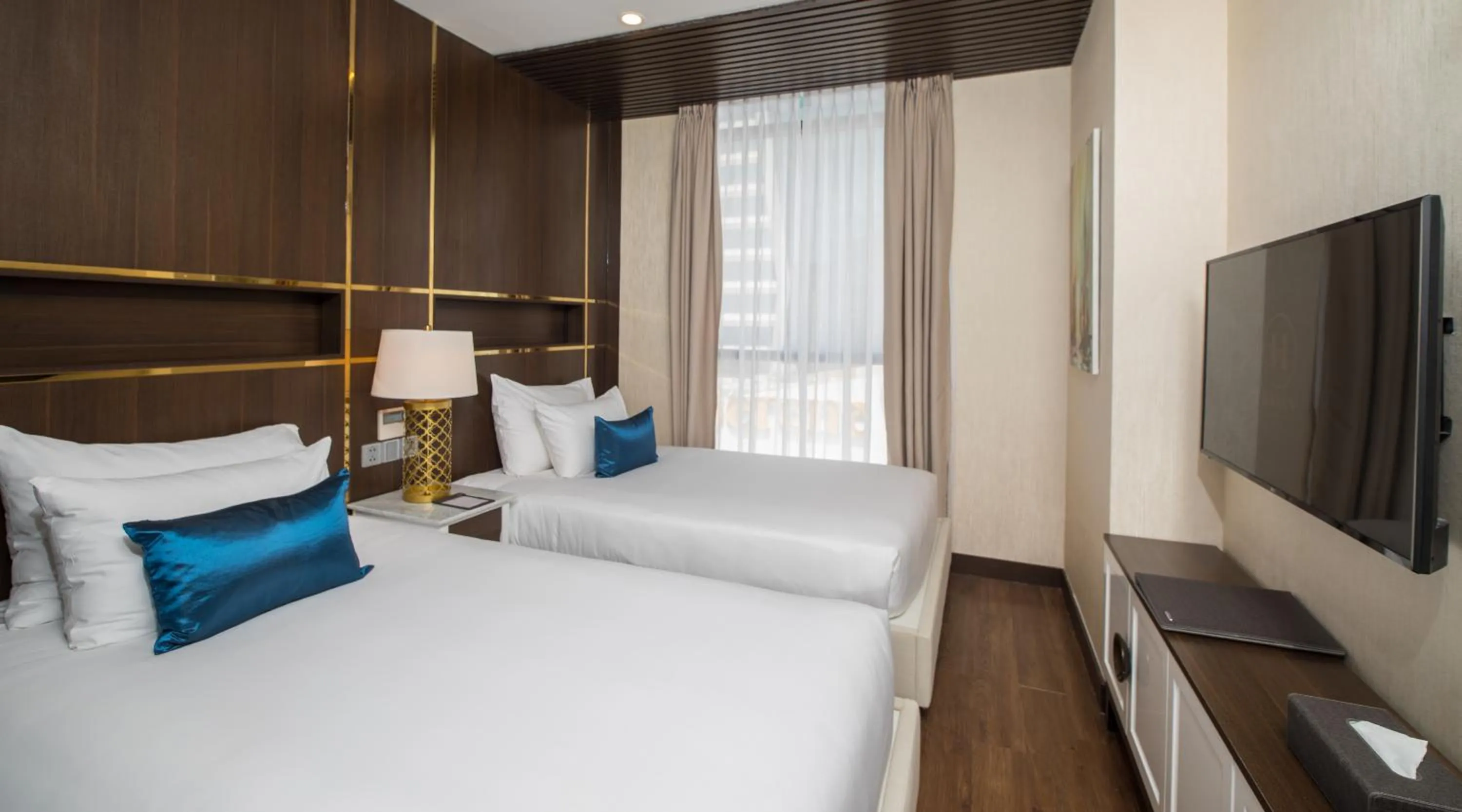 Bedroom, Bed in HAIAN Beach Hotel & Spa