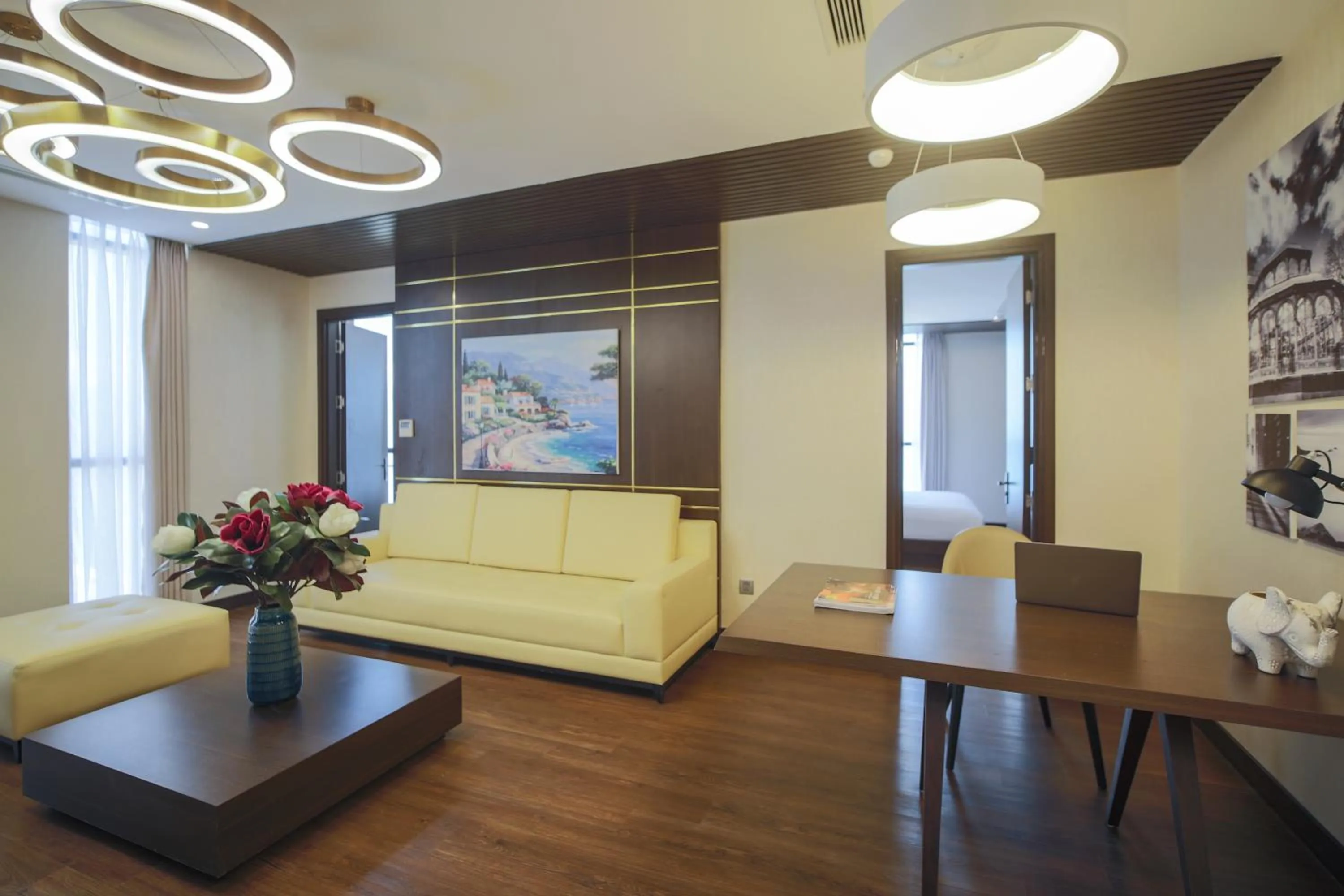 Living room in HAIAN Beach Hotel & Spa