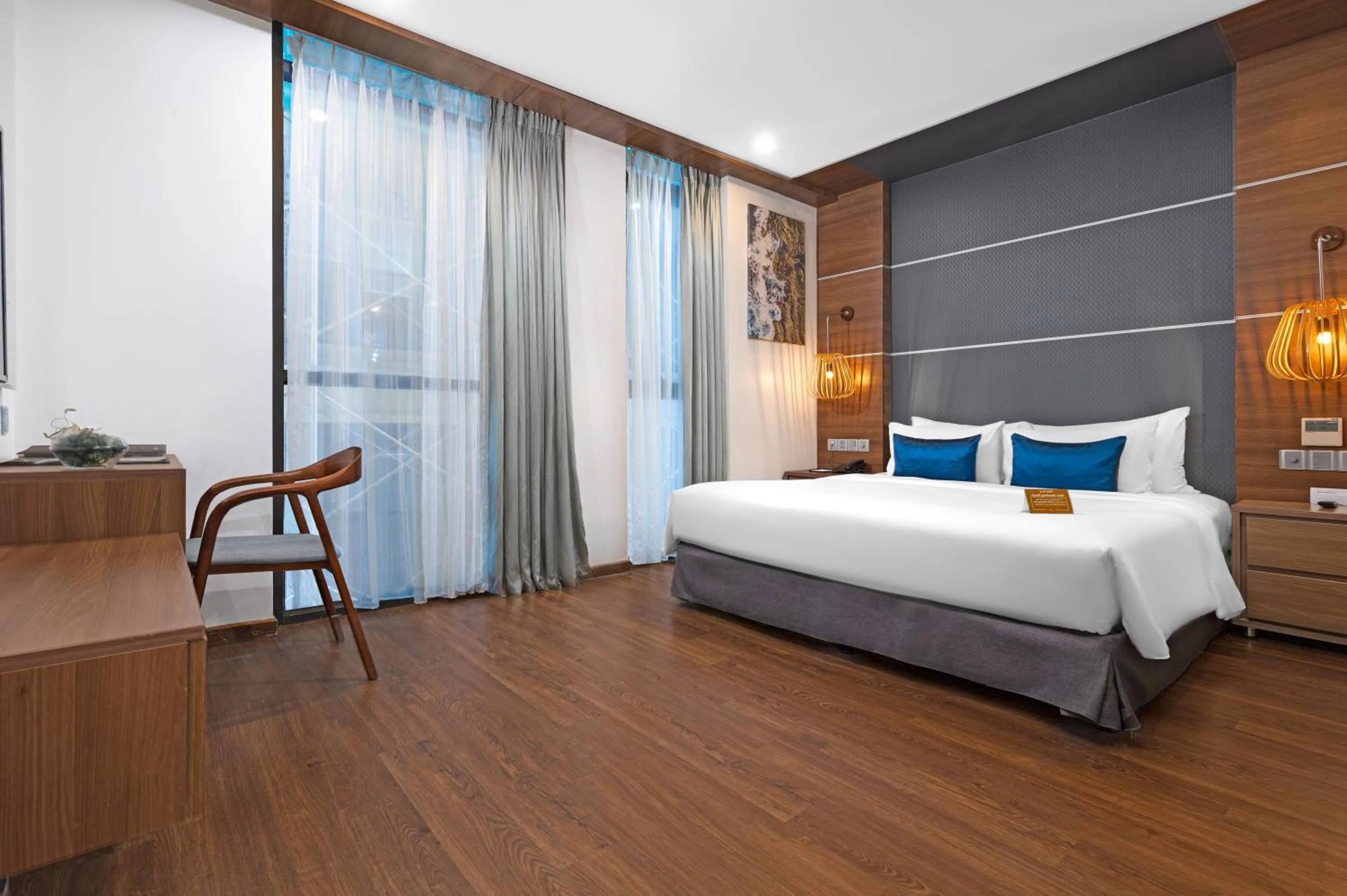 Bedroom, Bed in HAIAN Beach Hotel & Spa