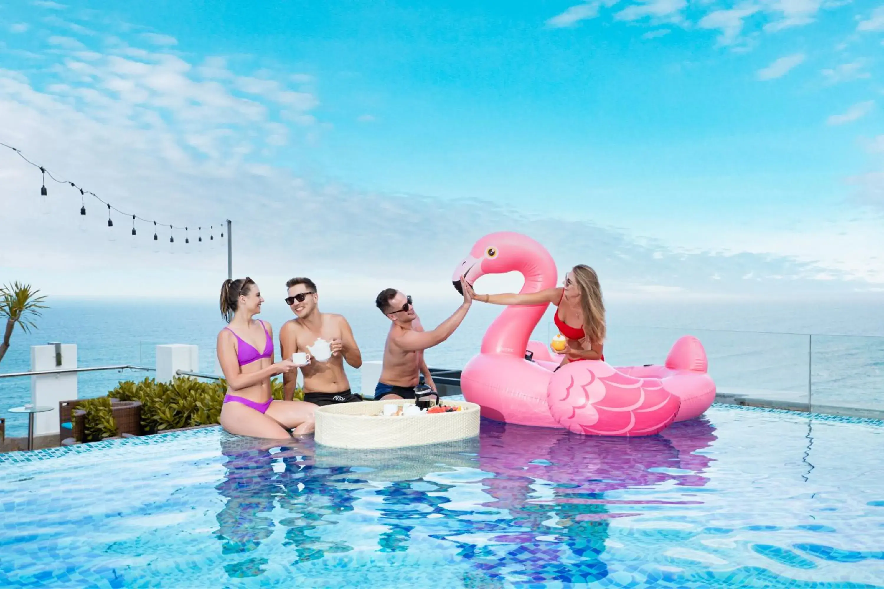 Swimming pool in HAIAN Beach Hotel & Spa Swimming pool in HAIAN Beach Hotel & Spa