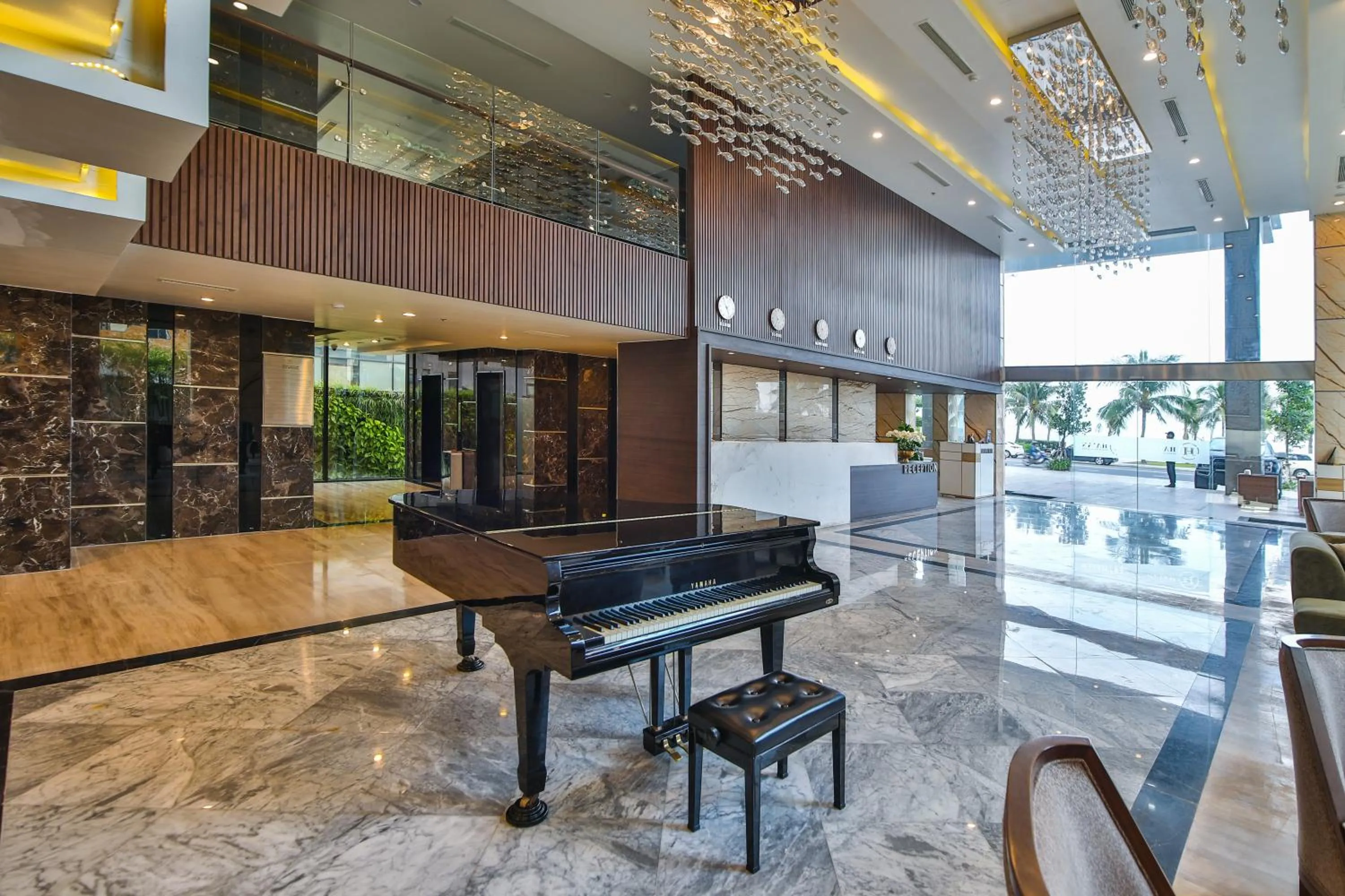 Lobby or reception in HAIAN Beach Hotel & Spa
