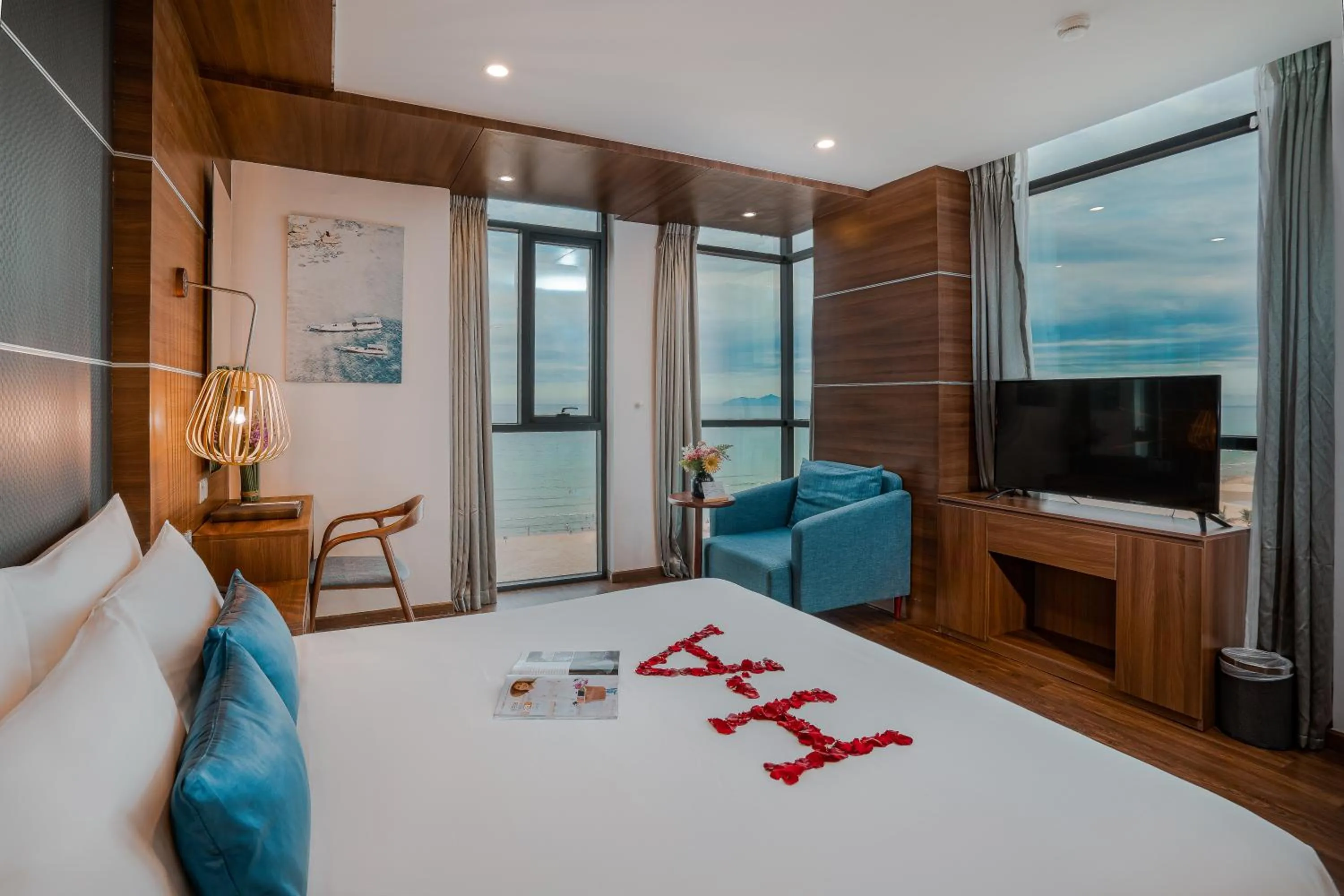 Photo of the whole room, Bed in HAIAN Beach Hotel & Spa