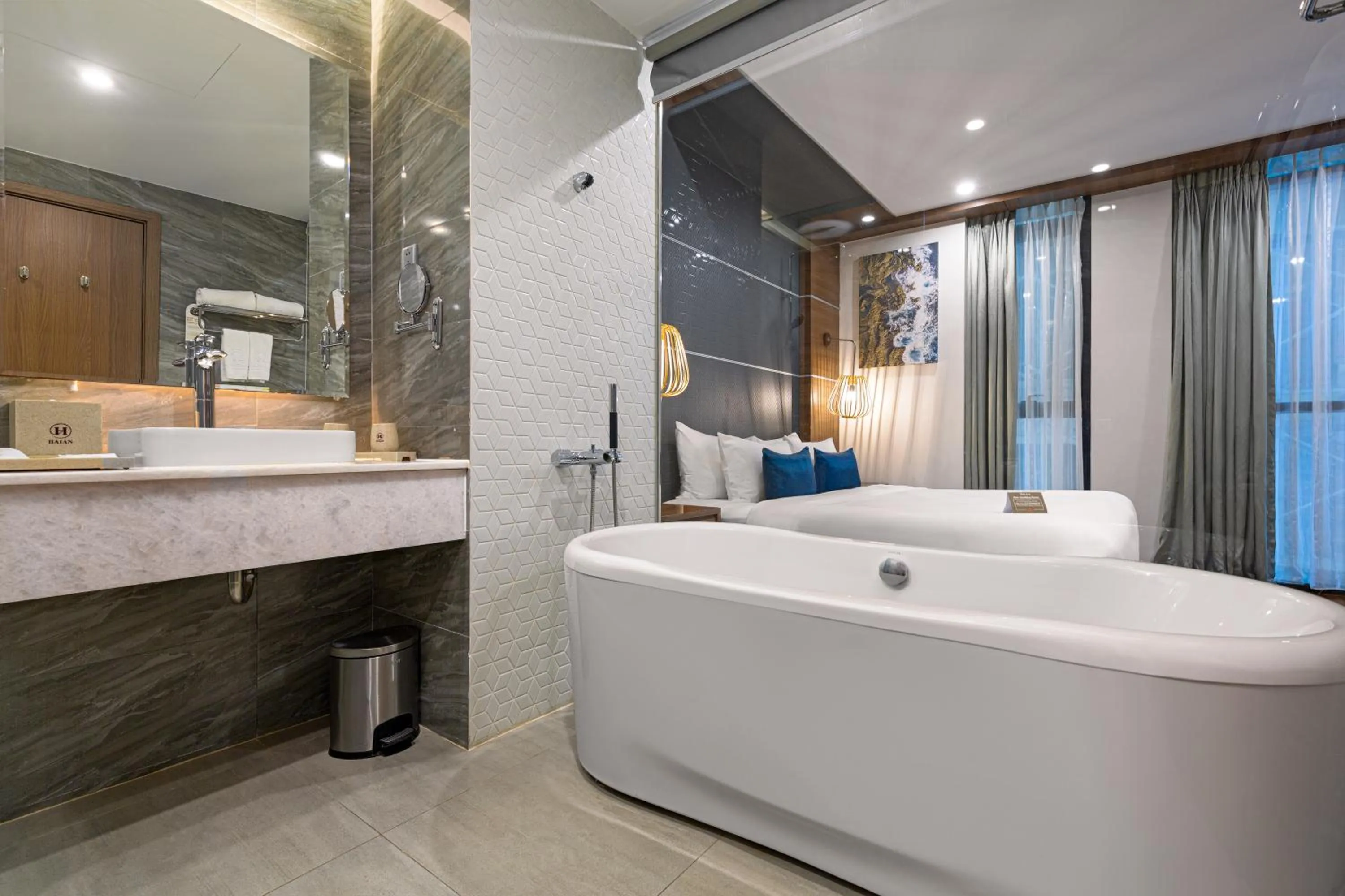 Bathroom in HAIAN Beach Hotel & Spa