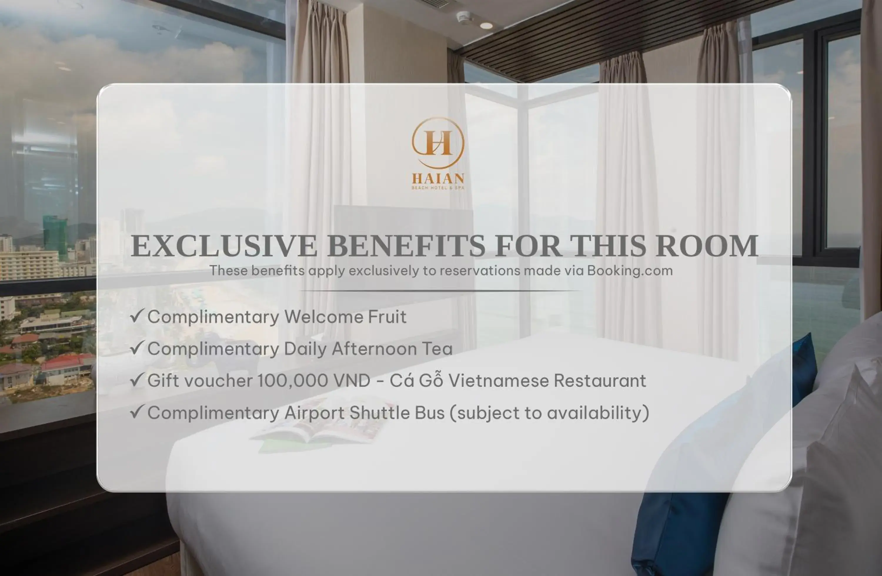 Three-Bedroom Apartment - Afternoon Tea Included in HAIAN Beach Hotel & Spa Three-Bedroom Apartment - Afternoon Tea Included in HAIAN Beach Hotel & Spa