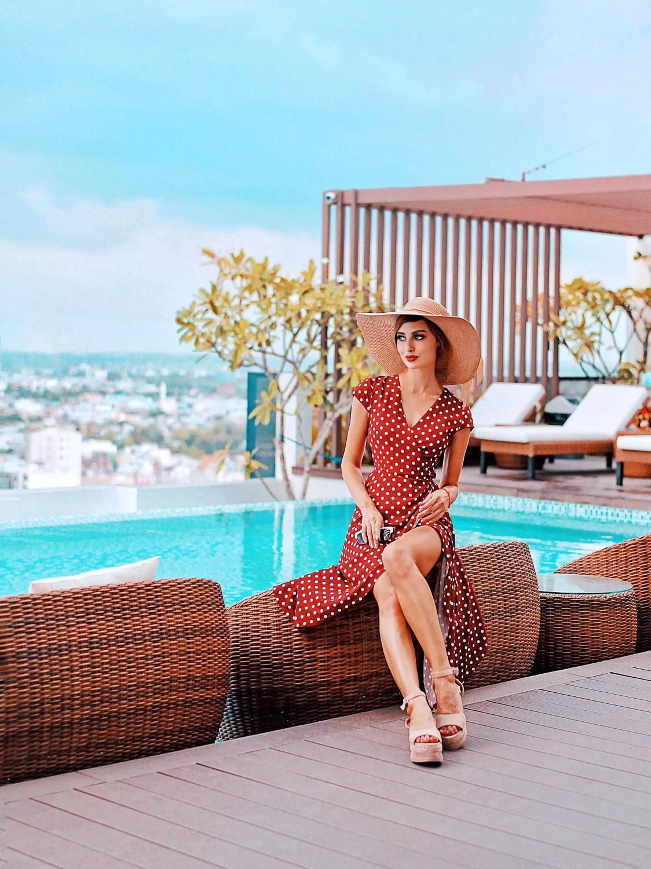 City view in HAIAN Beach Hotel & Spa