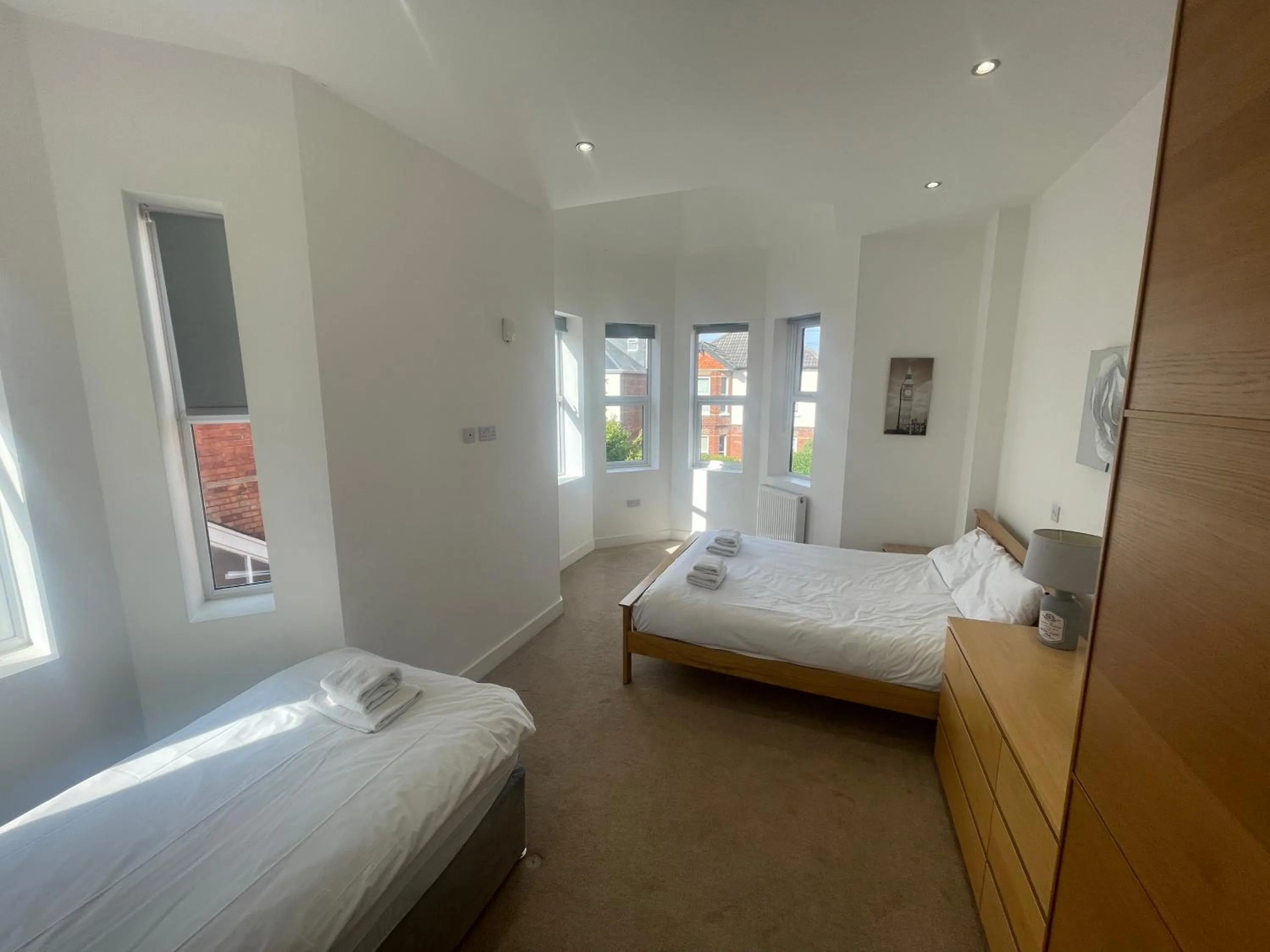 Bed in Holiday Home Hot Tub & Sauna