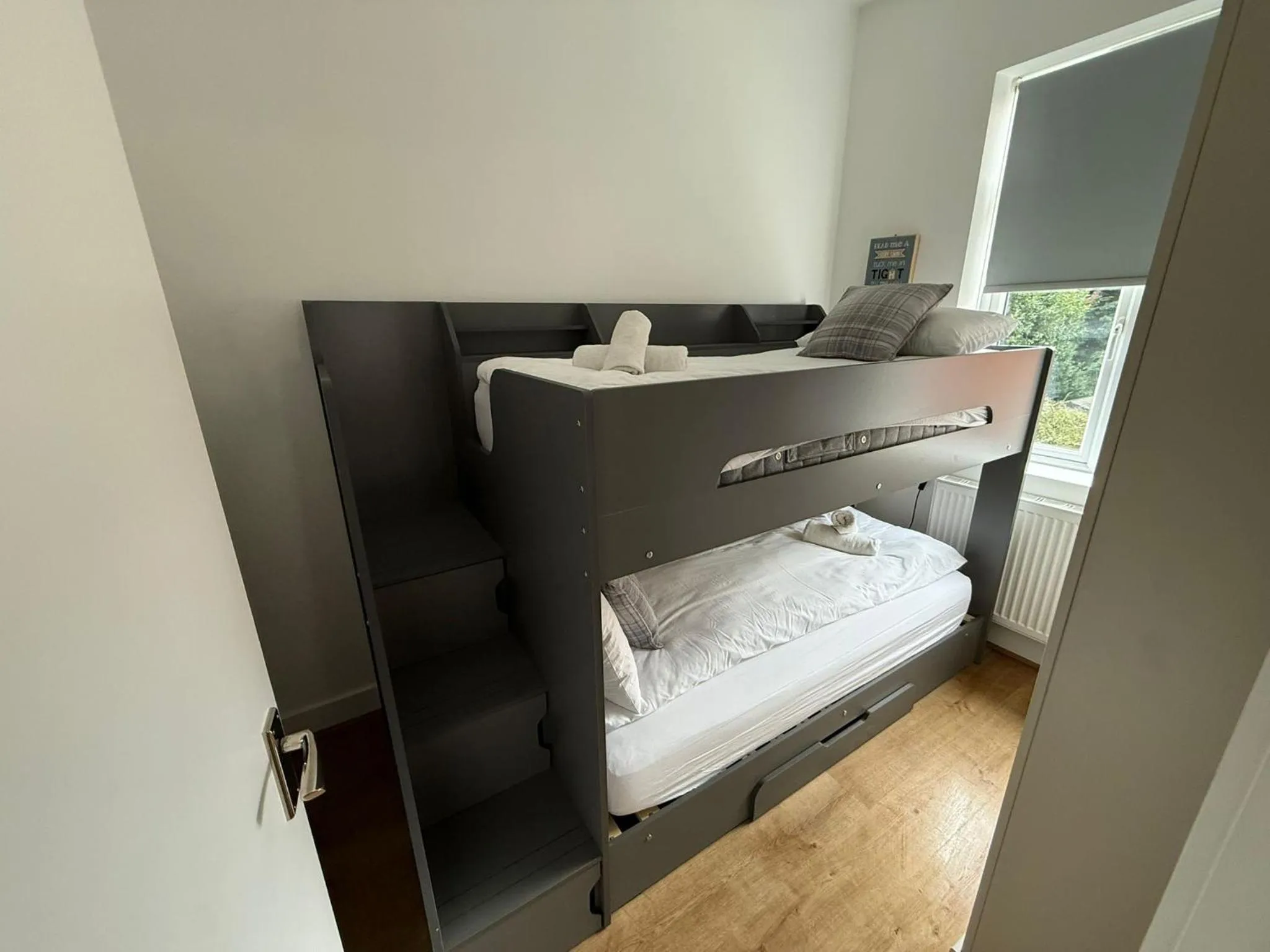 Bed in Holiday Home Hot Tub & Sauna