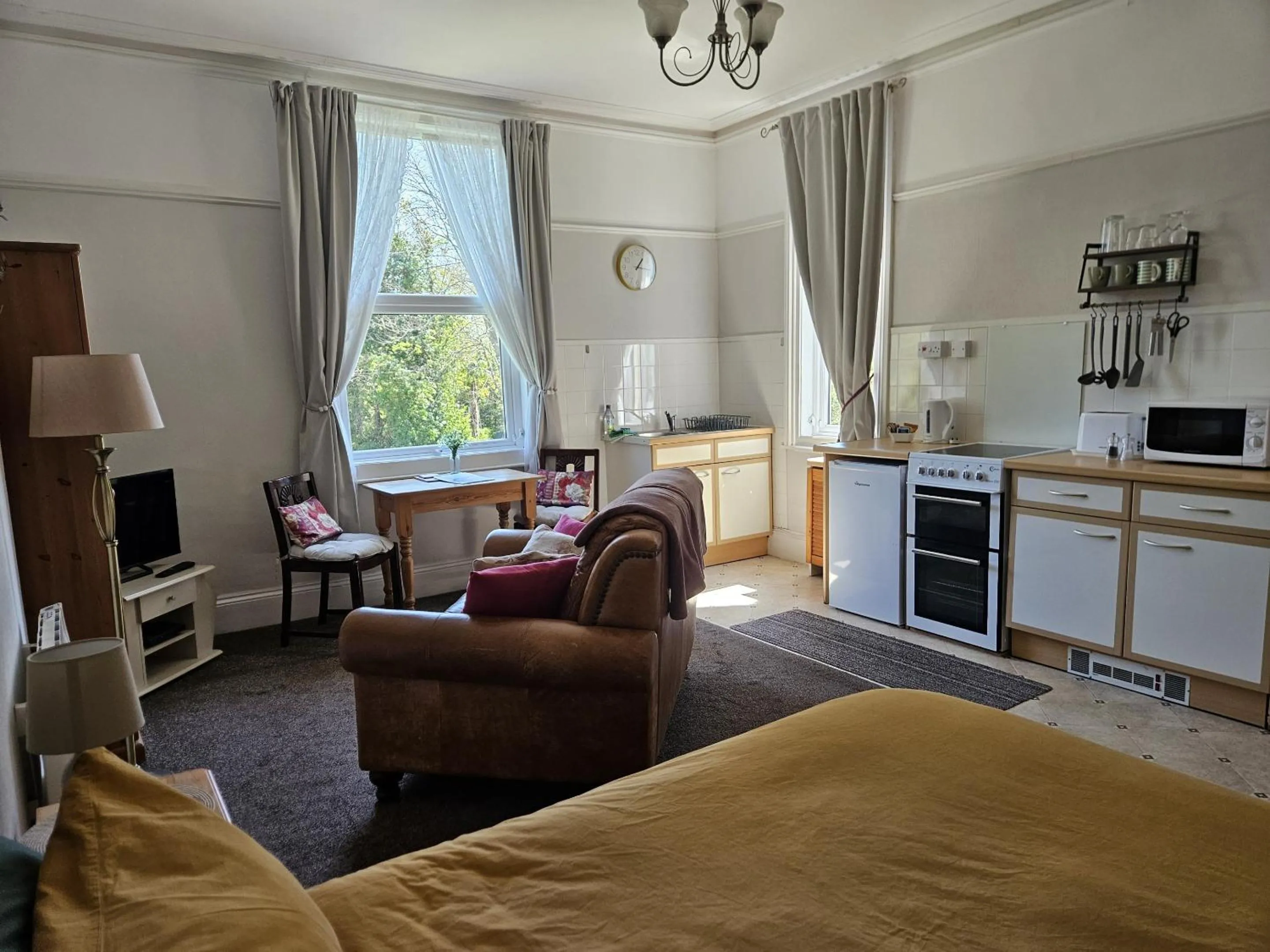 Bedroom in Abbey View Holiday Flats