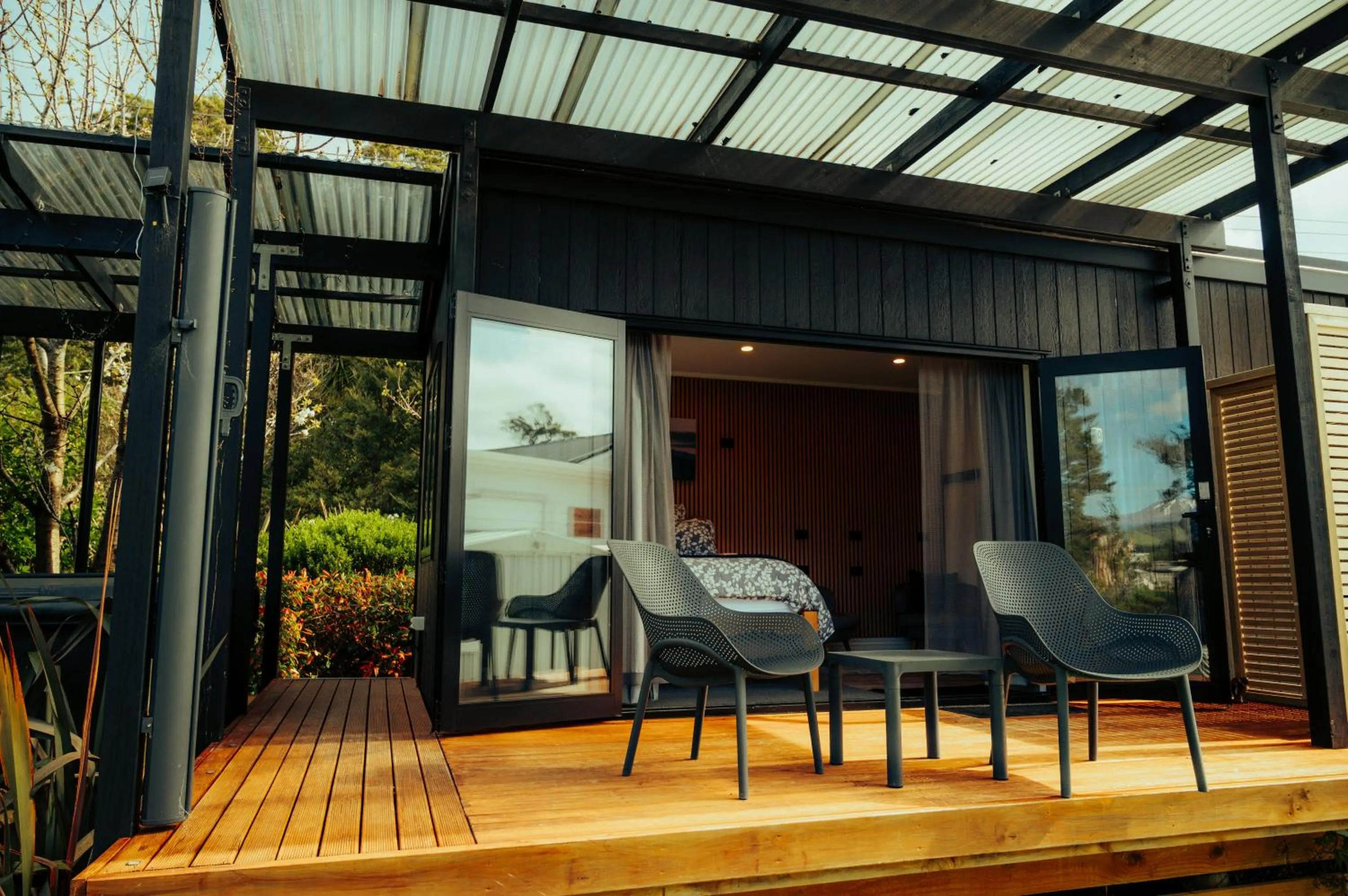 Patio in Two Rivers Ohakune - Boutique Bed and Breakfast