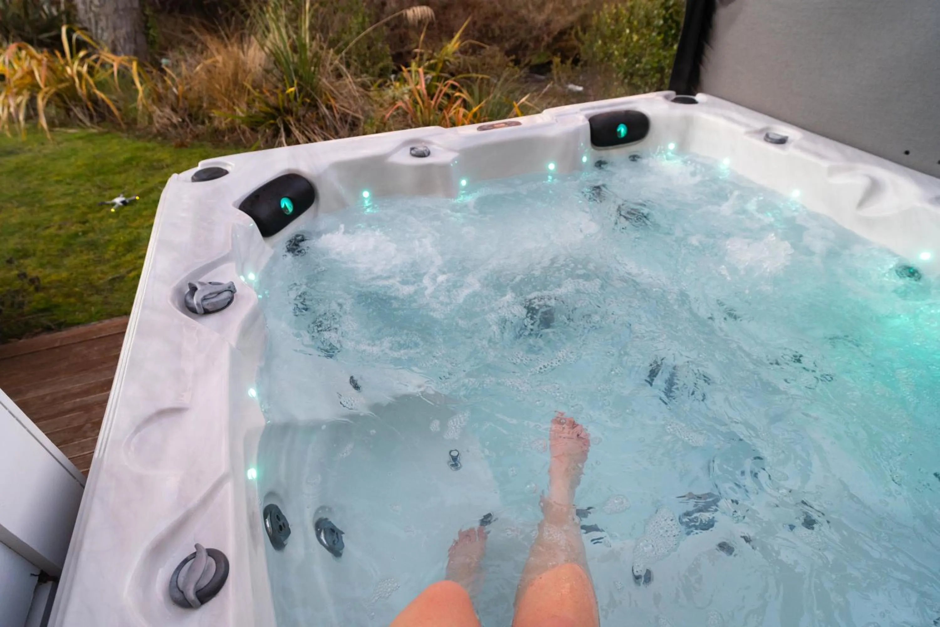 Hot Tub in Two Rivers Ohakune - Boutique Bed and Breakfast