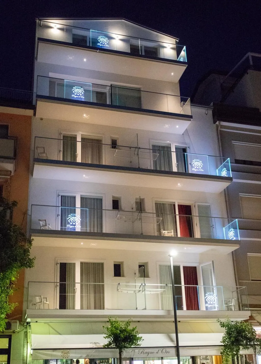 Property building in Hotel Ragno D'Oro