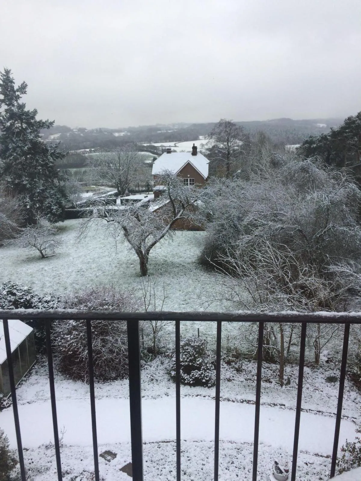 Garden view in Court Barn Cottage B&B