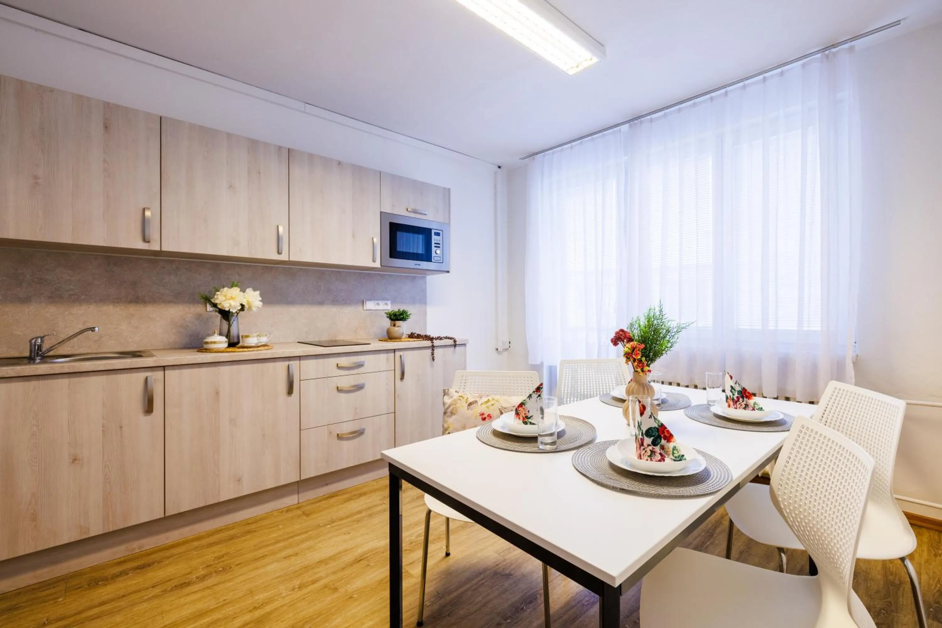 Kitchen or kitchenette in Hotel U Nádraží