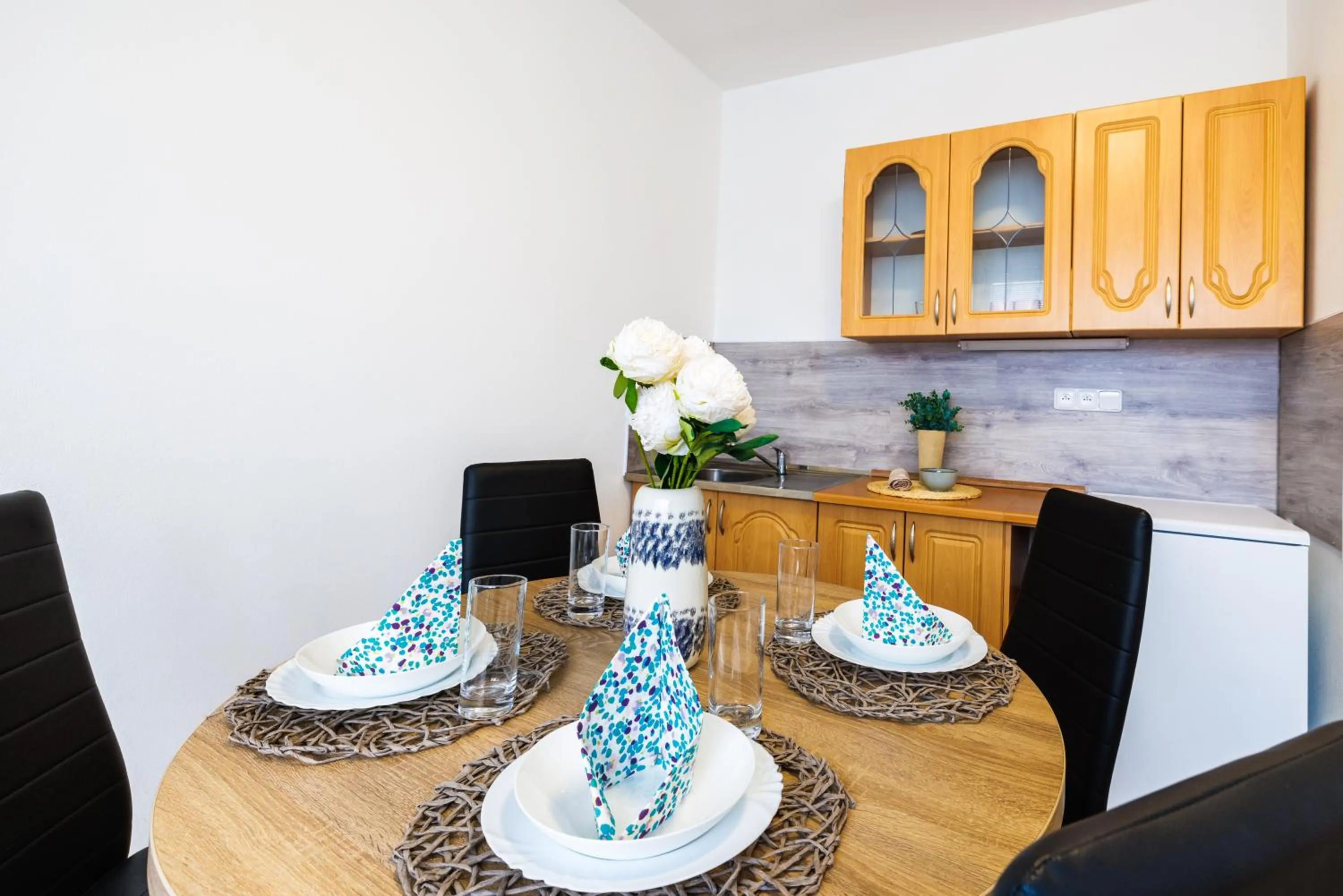 Kitchen or kitchenette in Hotel U Nádraží