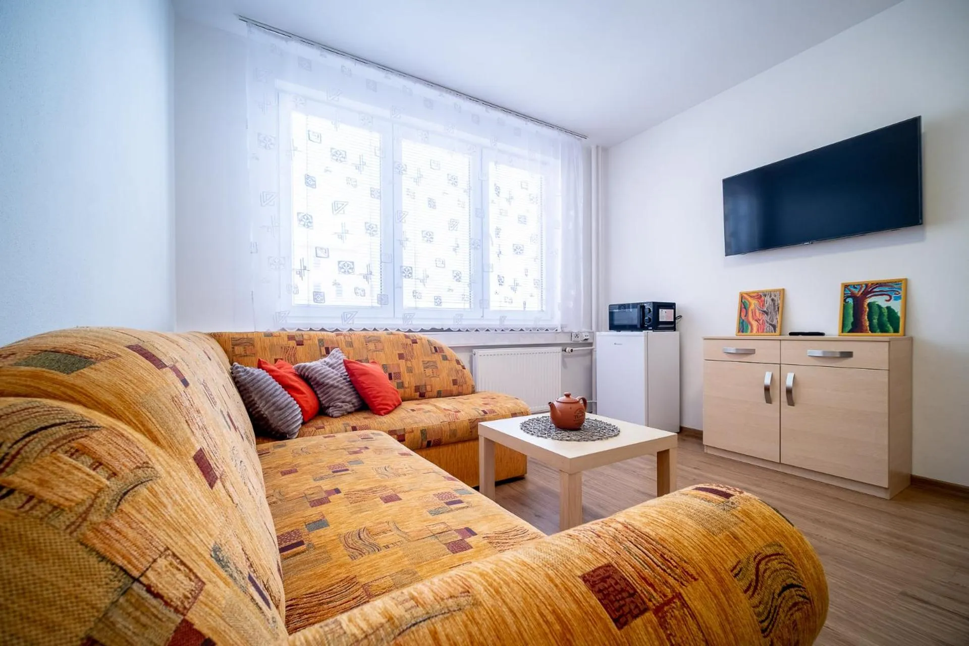 Seating area in Hotel U Nádraží