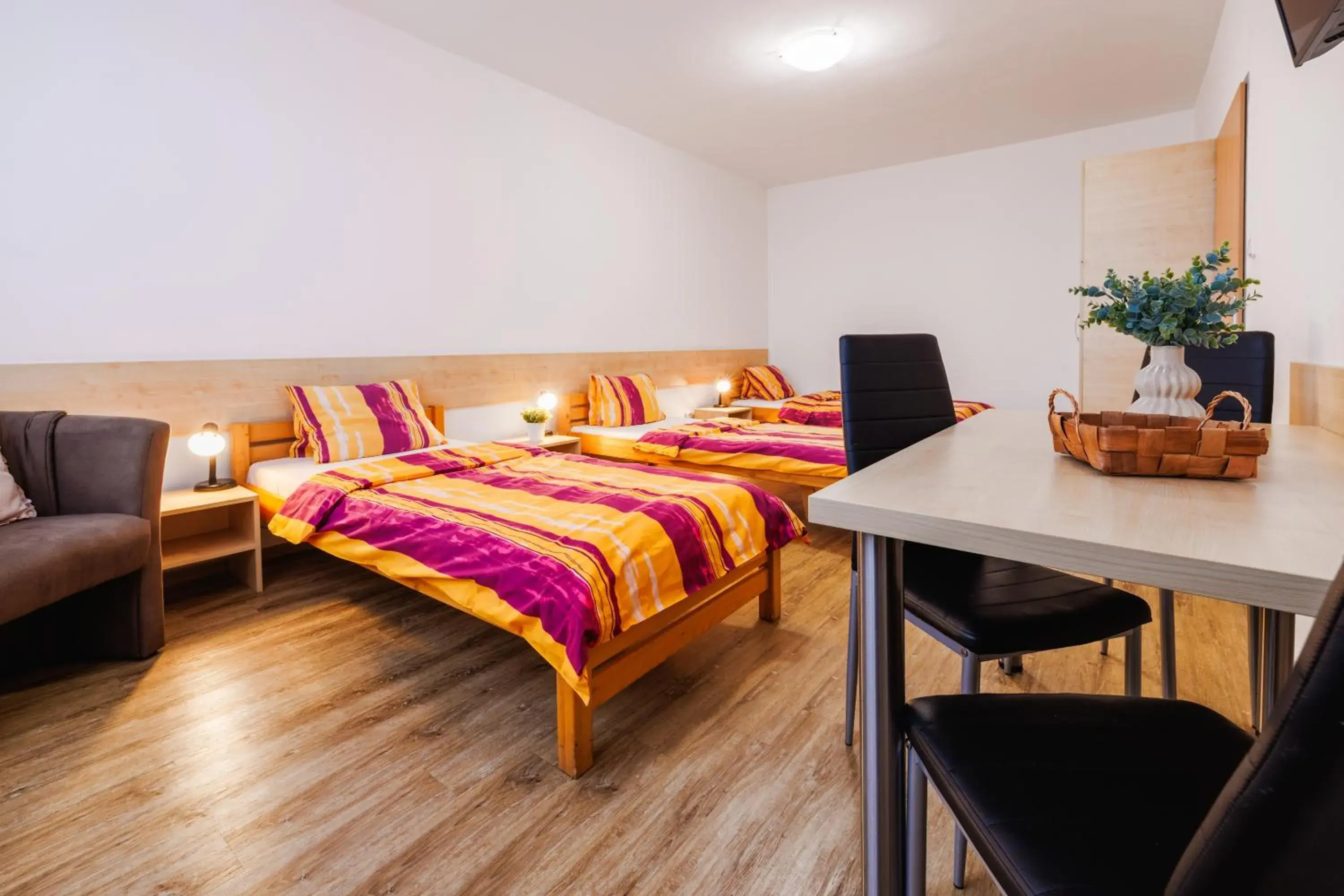 Triple Room with Shared Bathroom in Hotel U Nádraží Triple Room with Shared Bathroom in Hotel U Nádraží