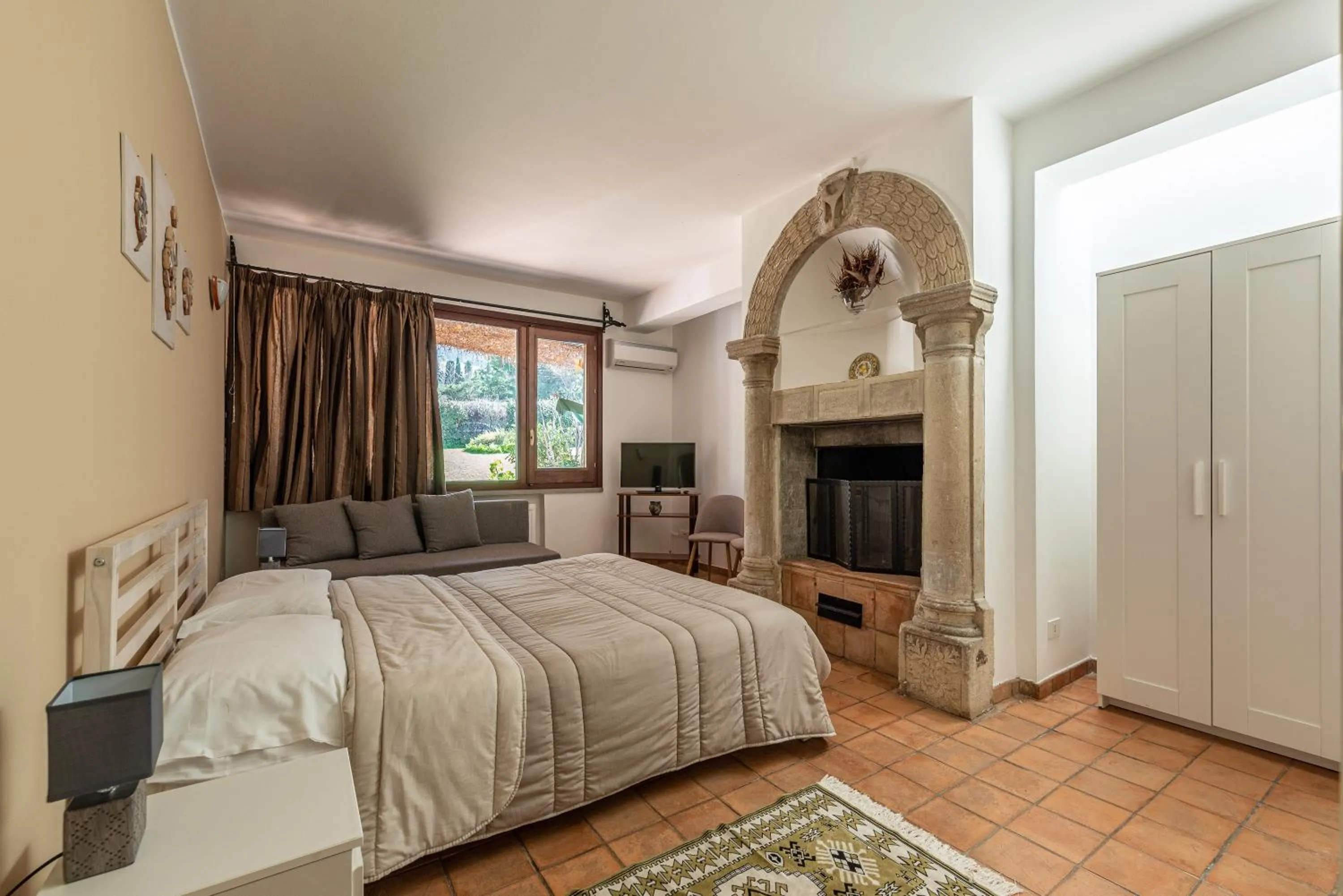 Bedroom, Bed in Bouganville Home Mondello