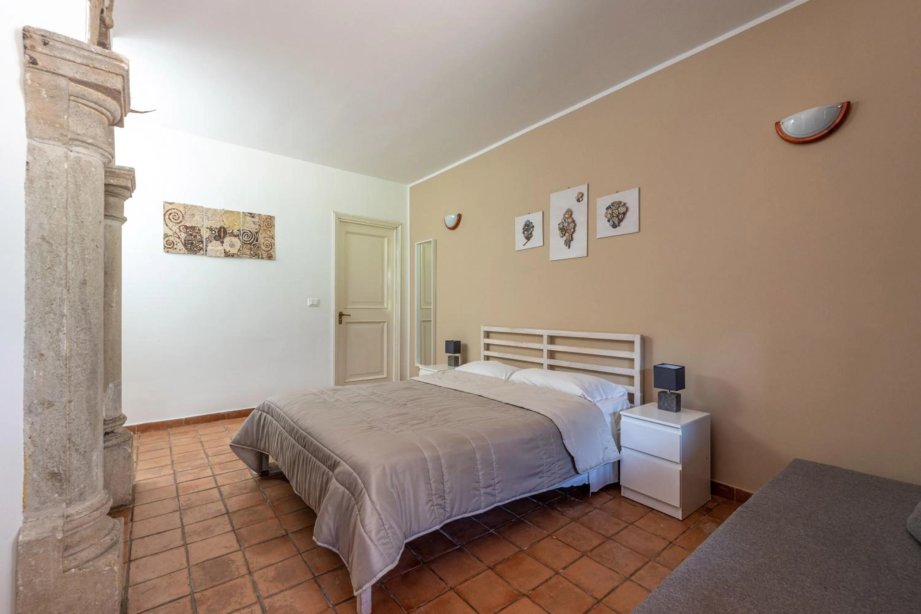 Bedroom, Bed in Bouganville Home Mondello