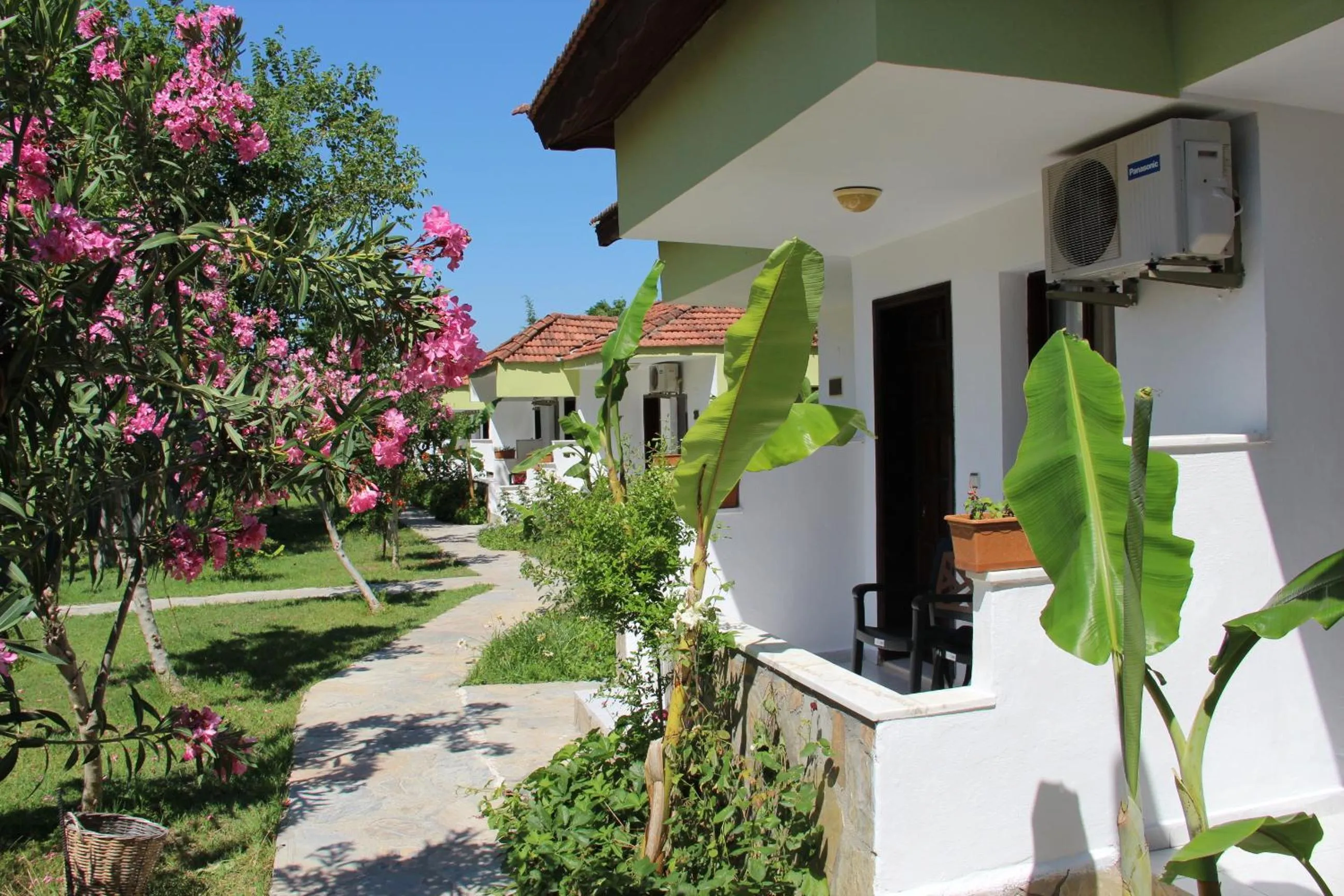 Garden view in Hotel Riverside