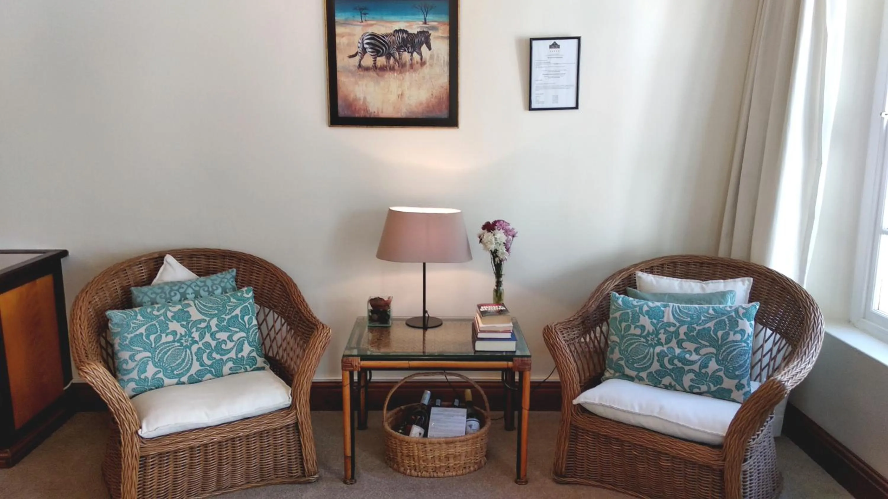 Living room in Le Manoir de Brendel