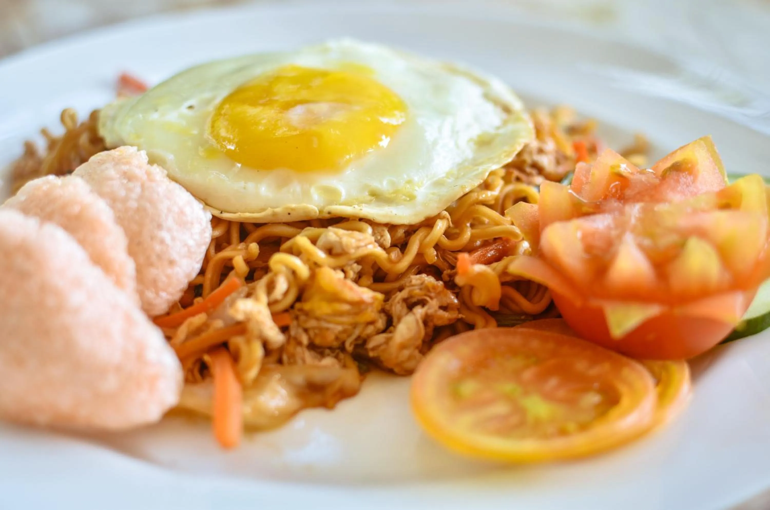 Food close-up in Palm Bamboo Hotel