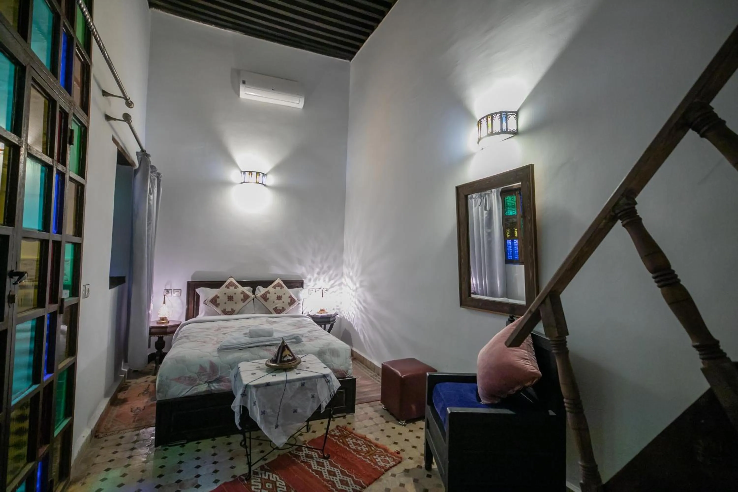 Bed in Riad Hidaya