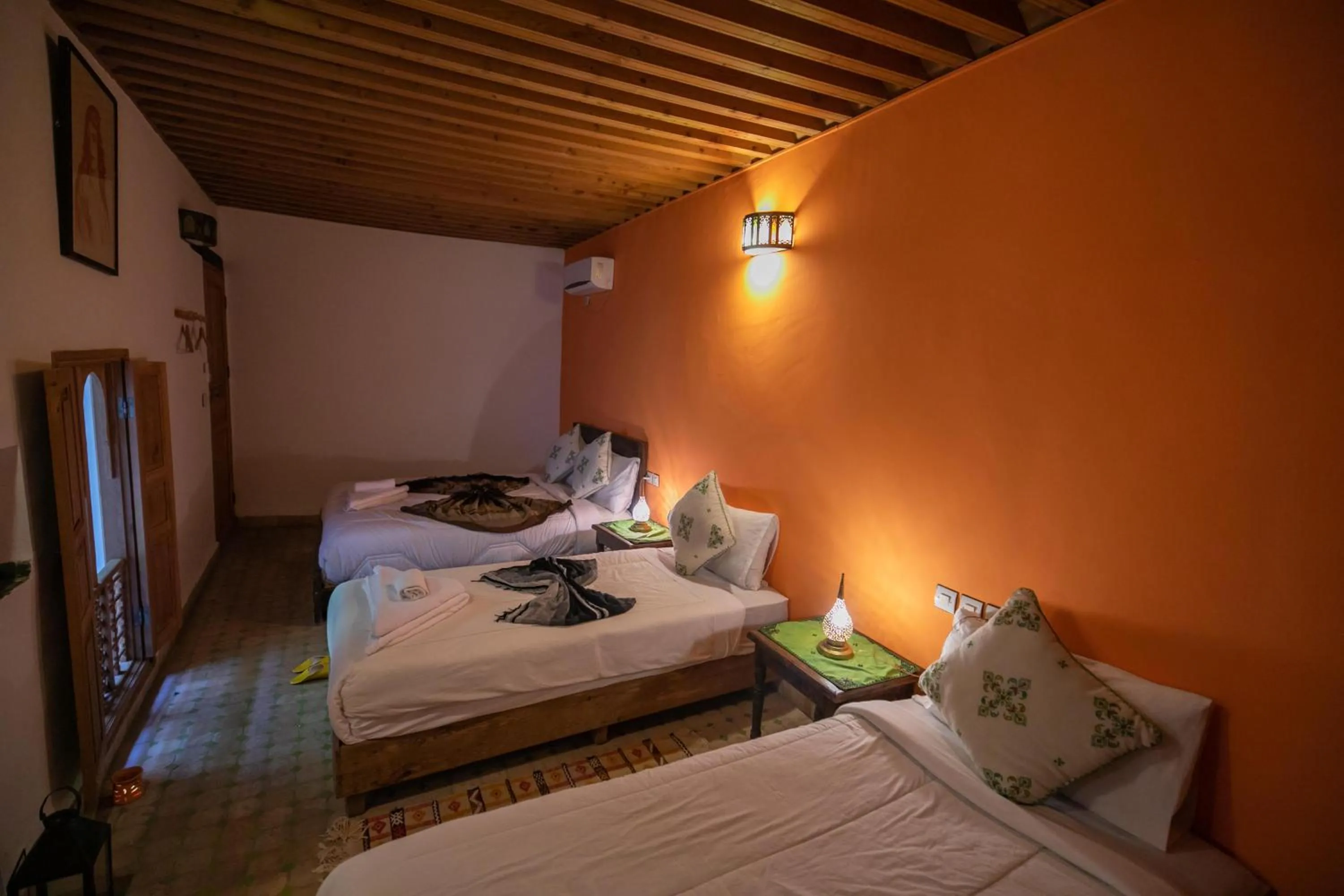 Bed in Riad Hidaya