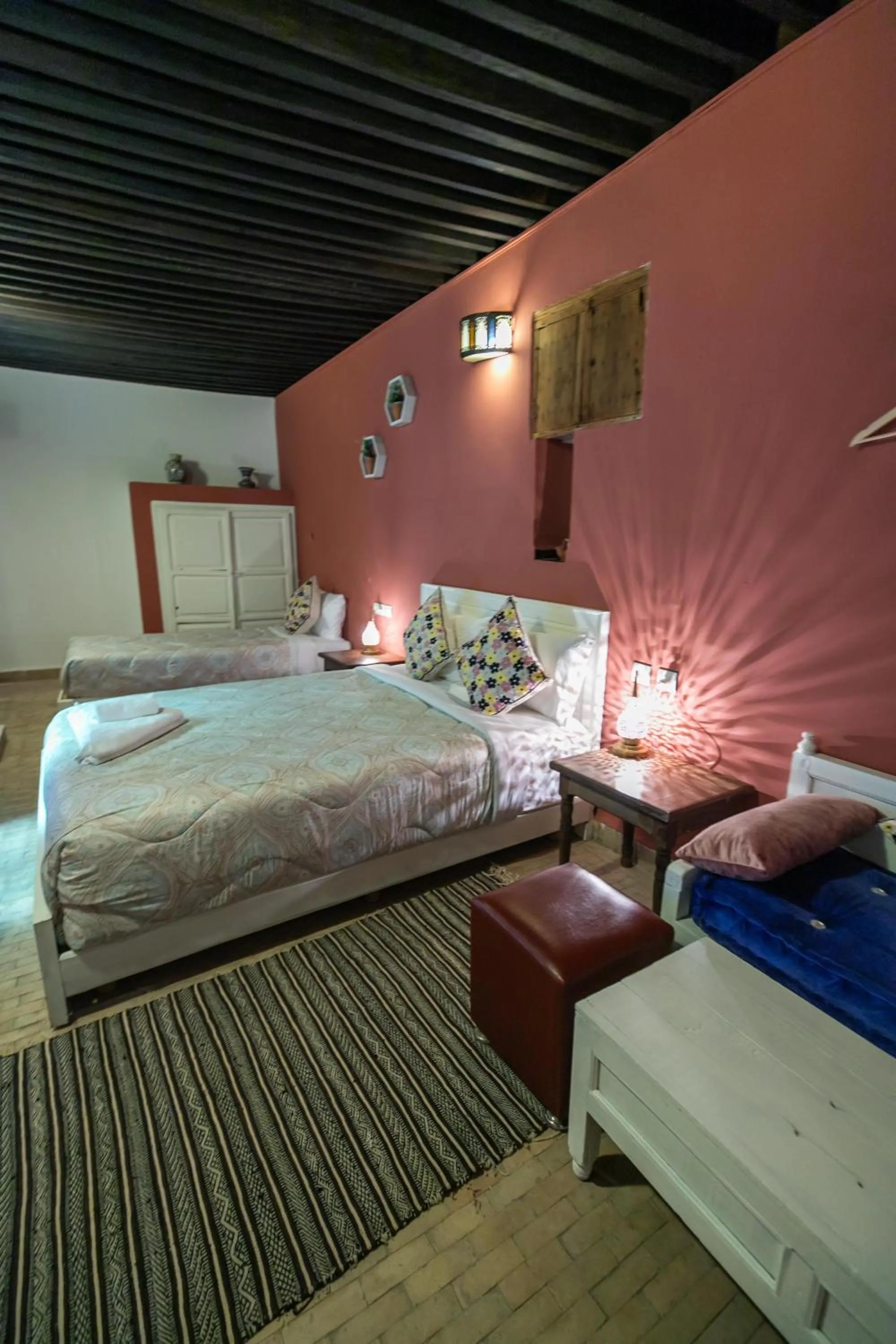 Bed in Riad Hidaya