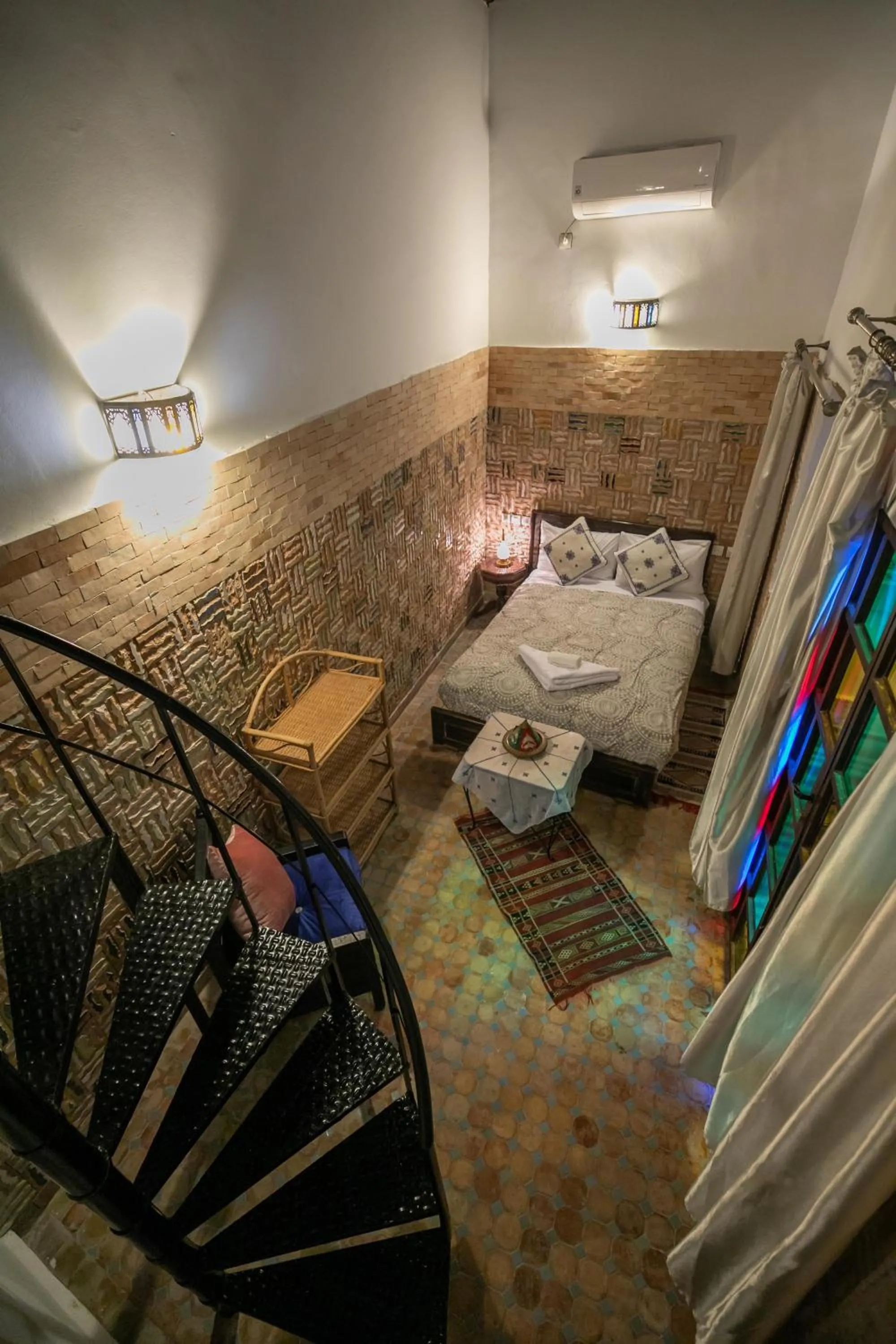 Bed in Riad Hidaya