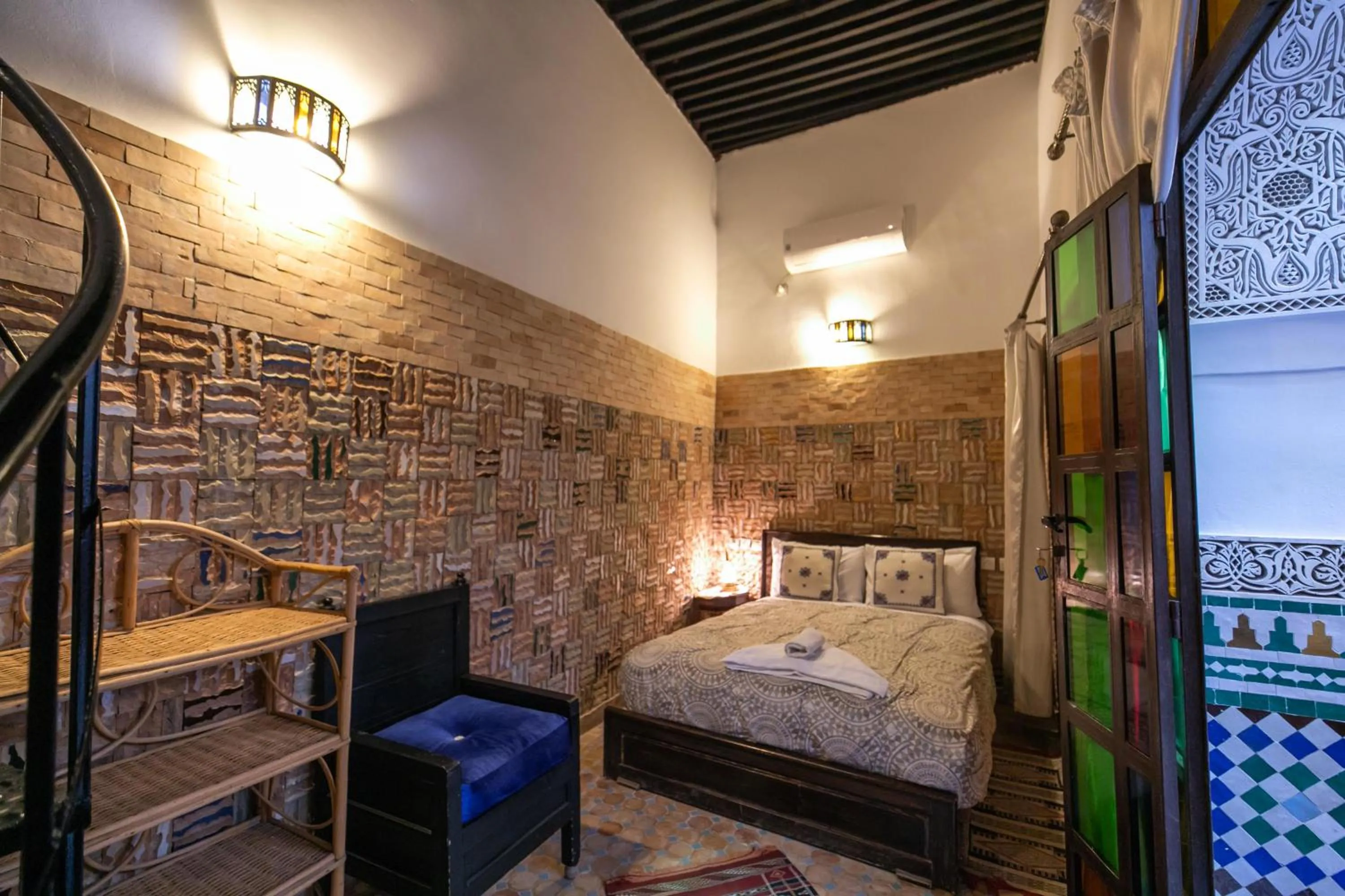 Bed in Riad Hidaya