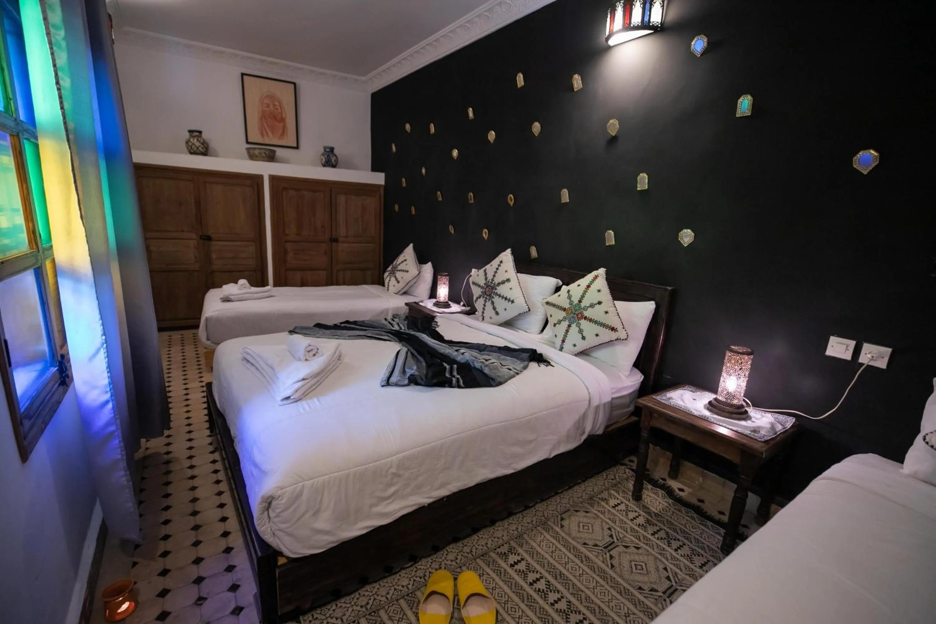 Bed in Riad Hidaya
