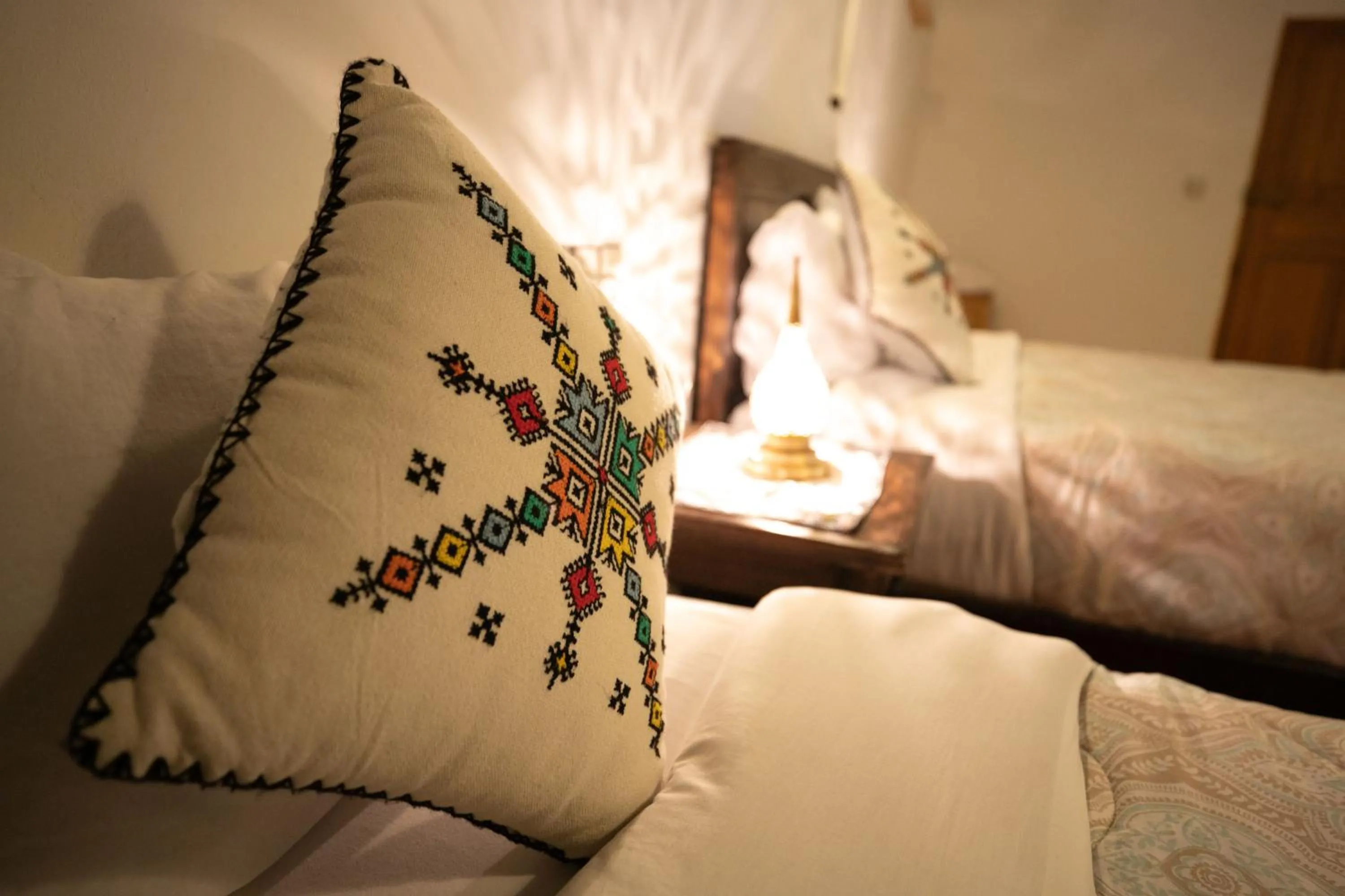 Bed in Riad Hidaya