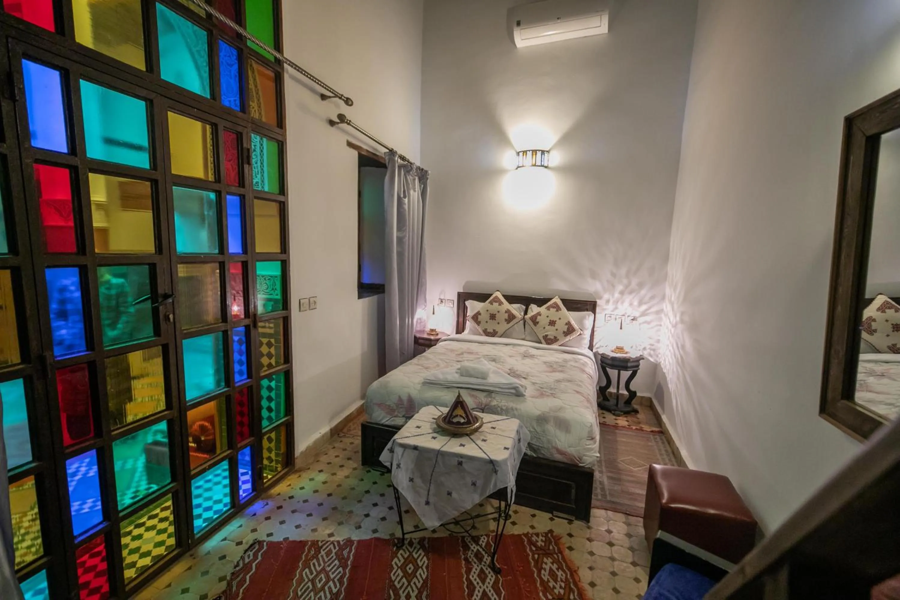 Bed in Riad Hidaya