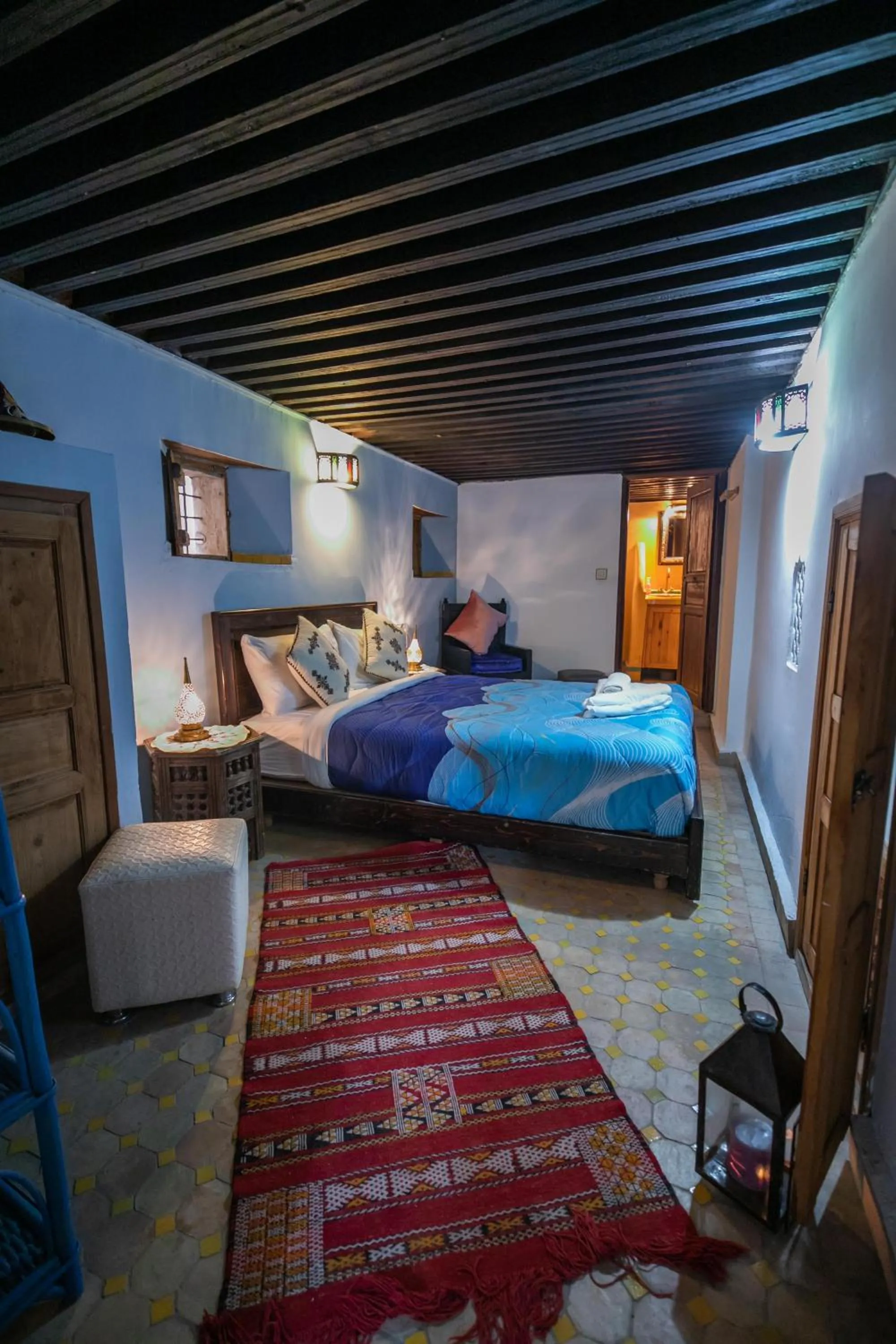 Bed in Riad Hidaya