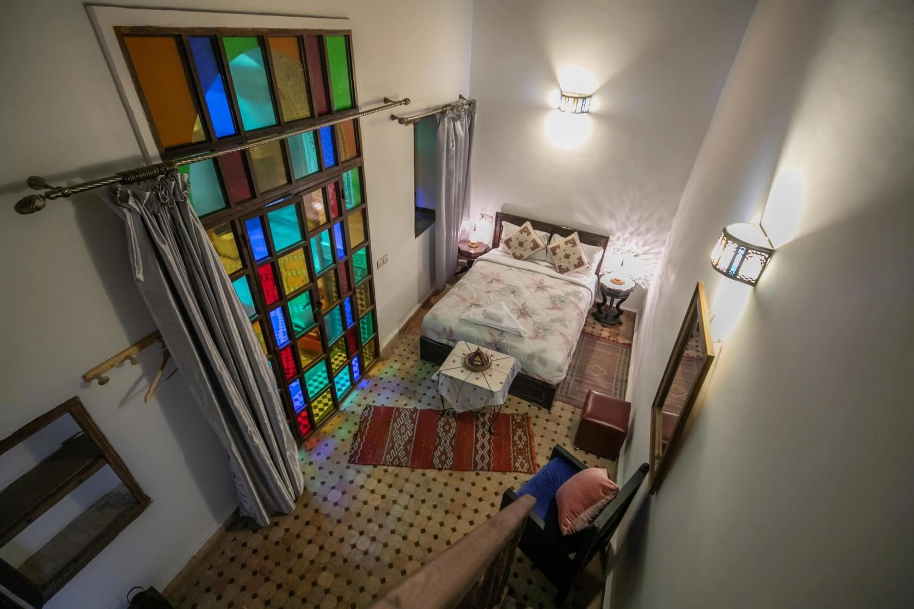 Bed in Riad Hidaya