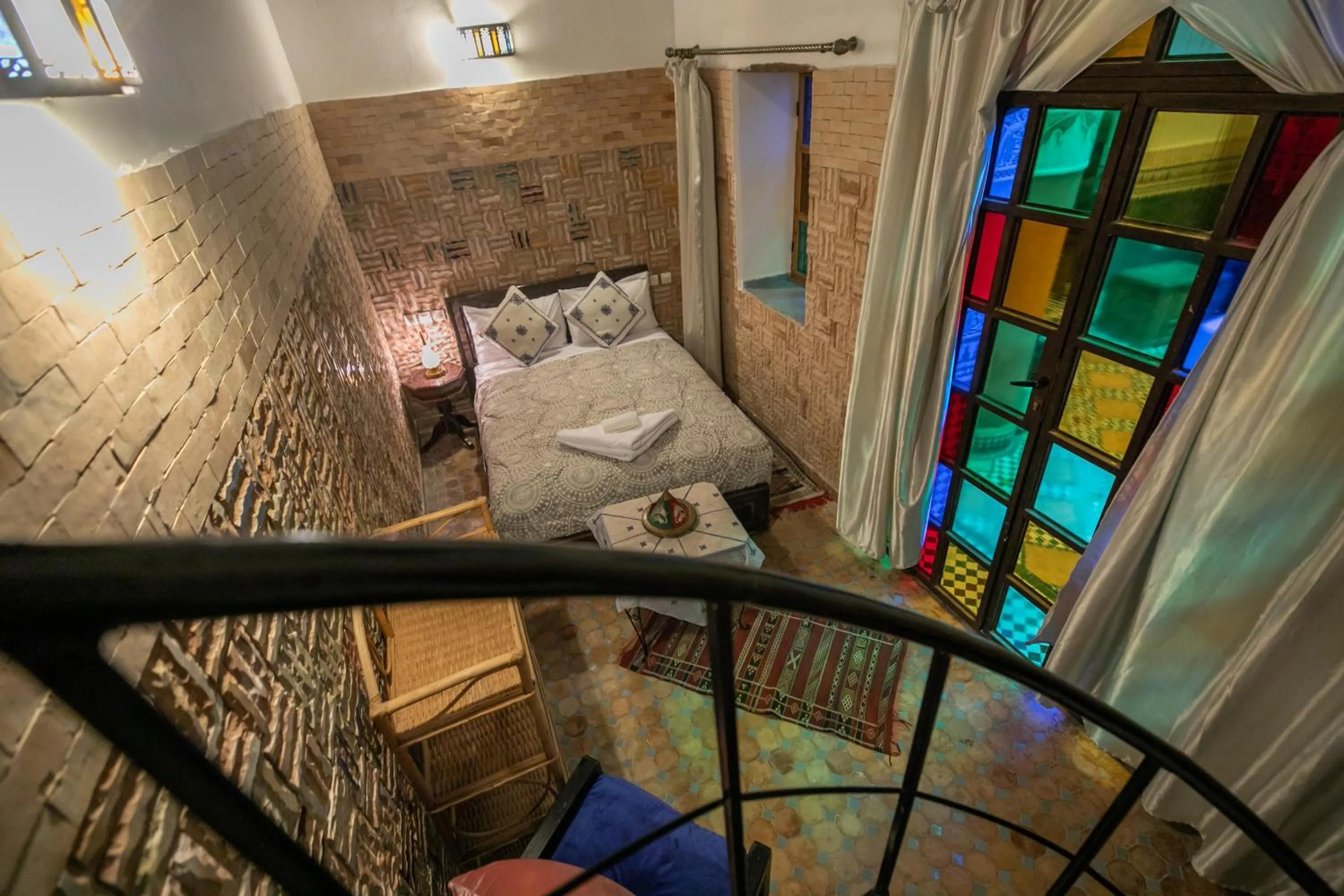Bed in Riad Hidaya