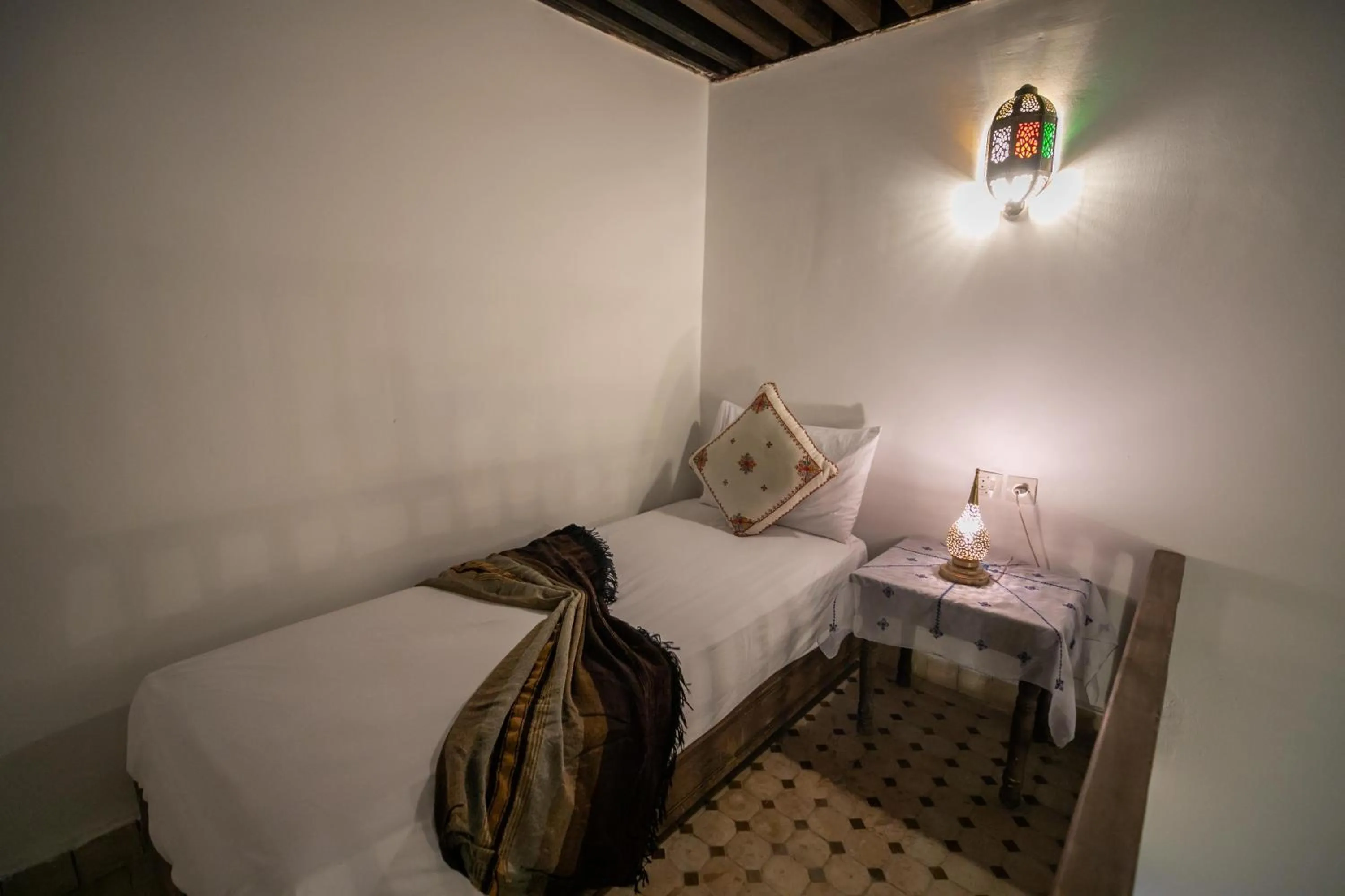 Bed in Riad Hidaya