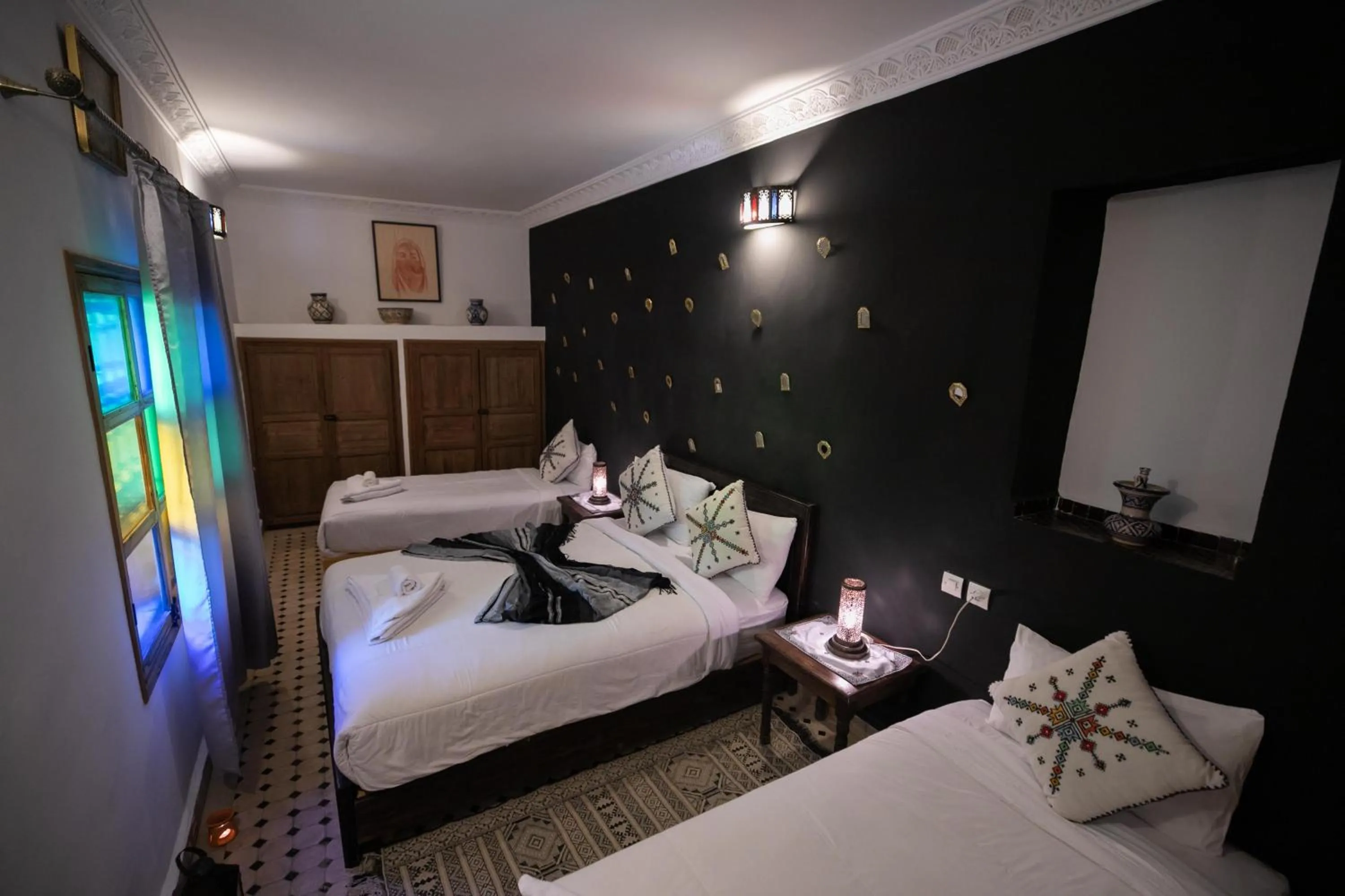 Bed in Riad Hidaya